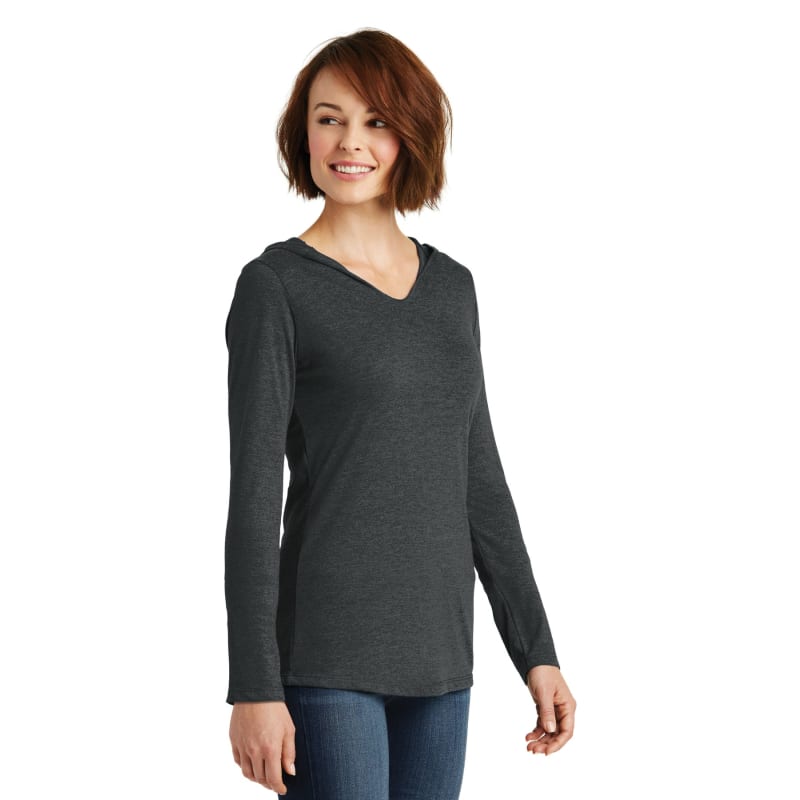 District Women's Perfect Tri Long Sleeve Hoodie. 8