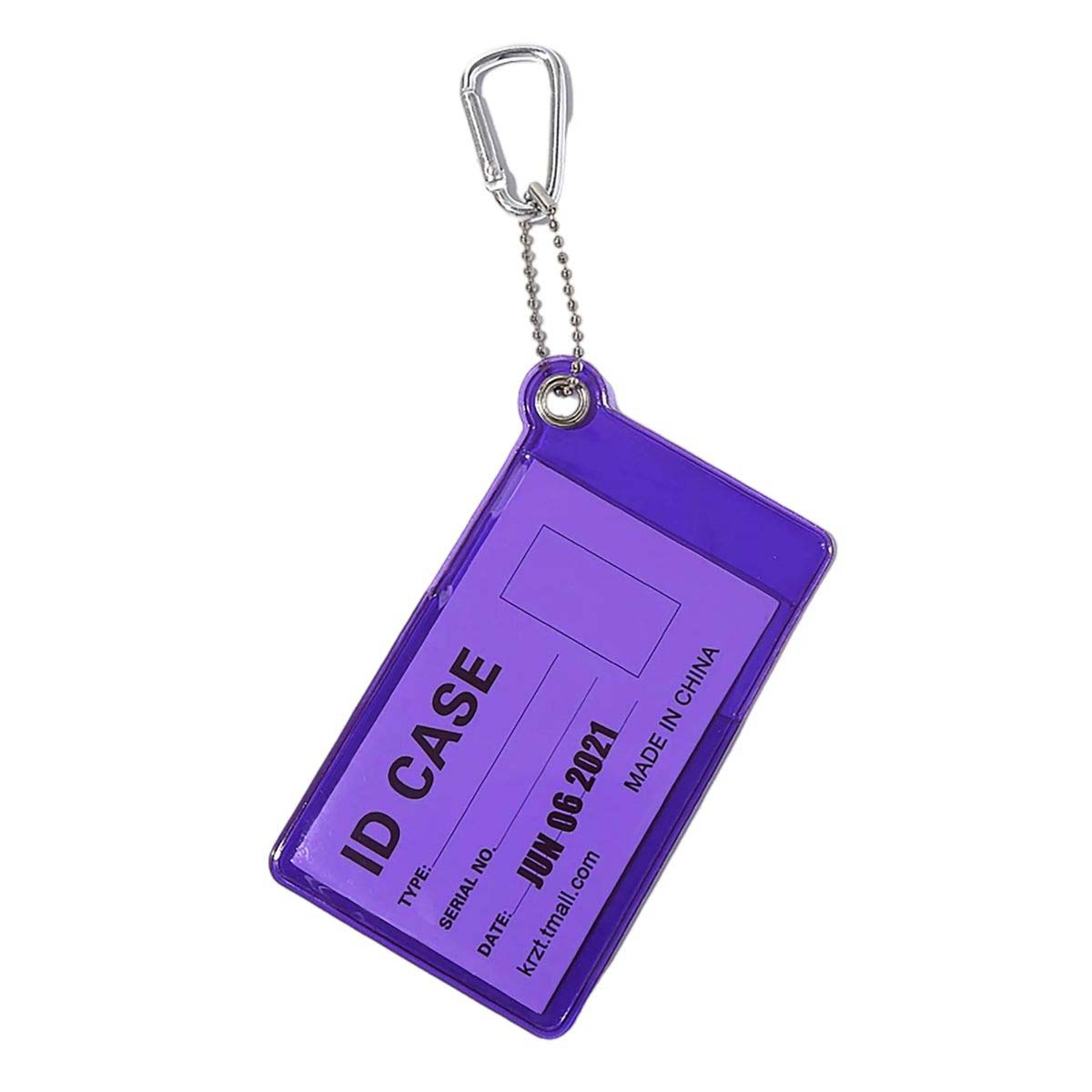 Clear PVC ID Card Holder Lightweight Practical 9