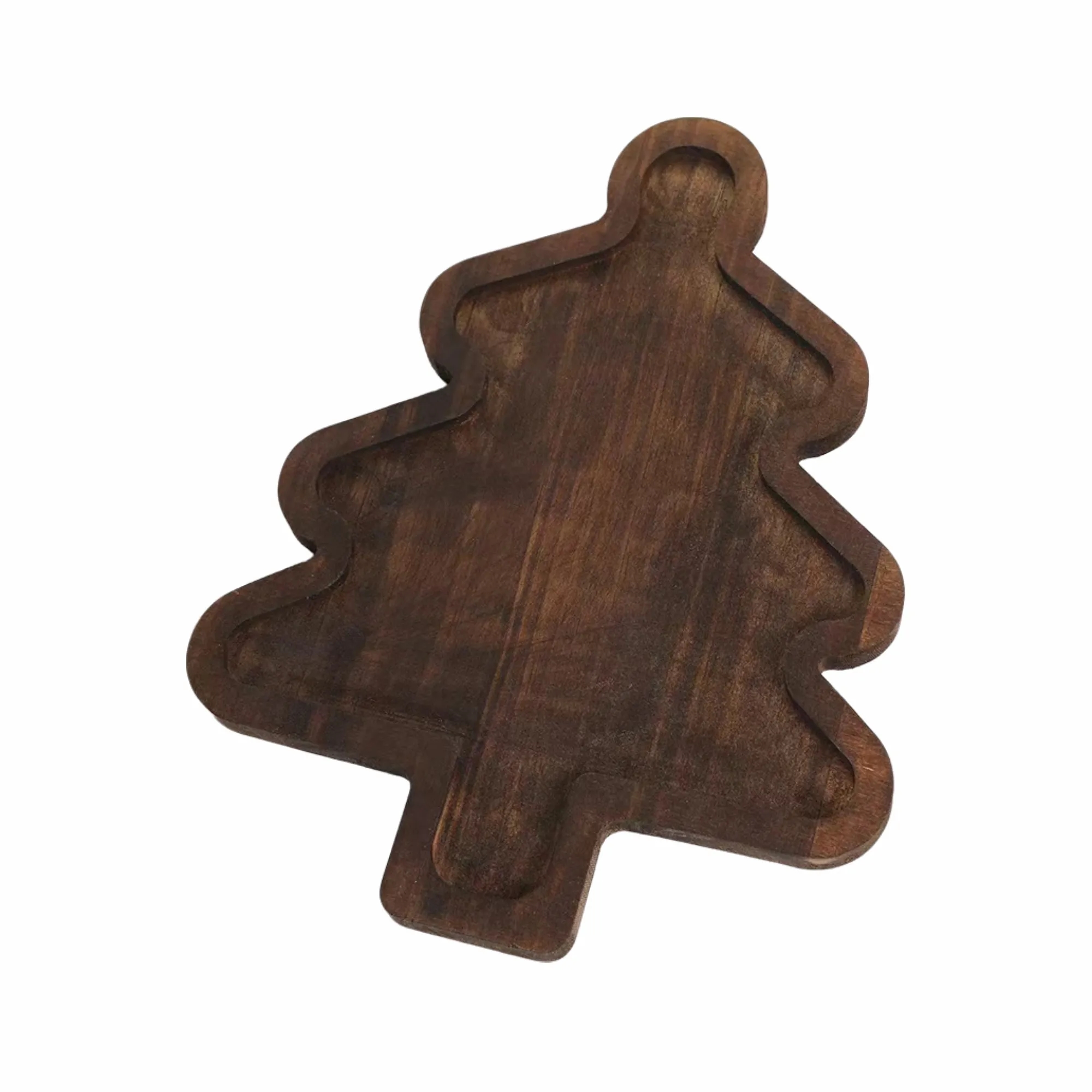 Christmas Wooden Fruit Platter, Nut Dessert Tray 2