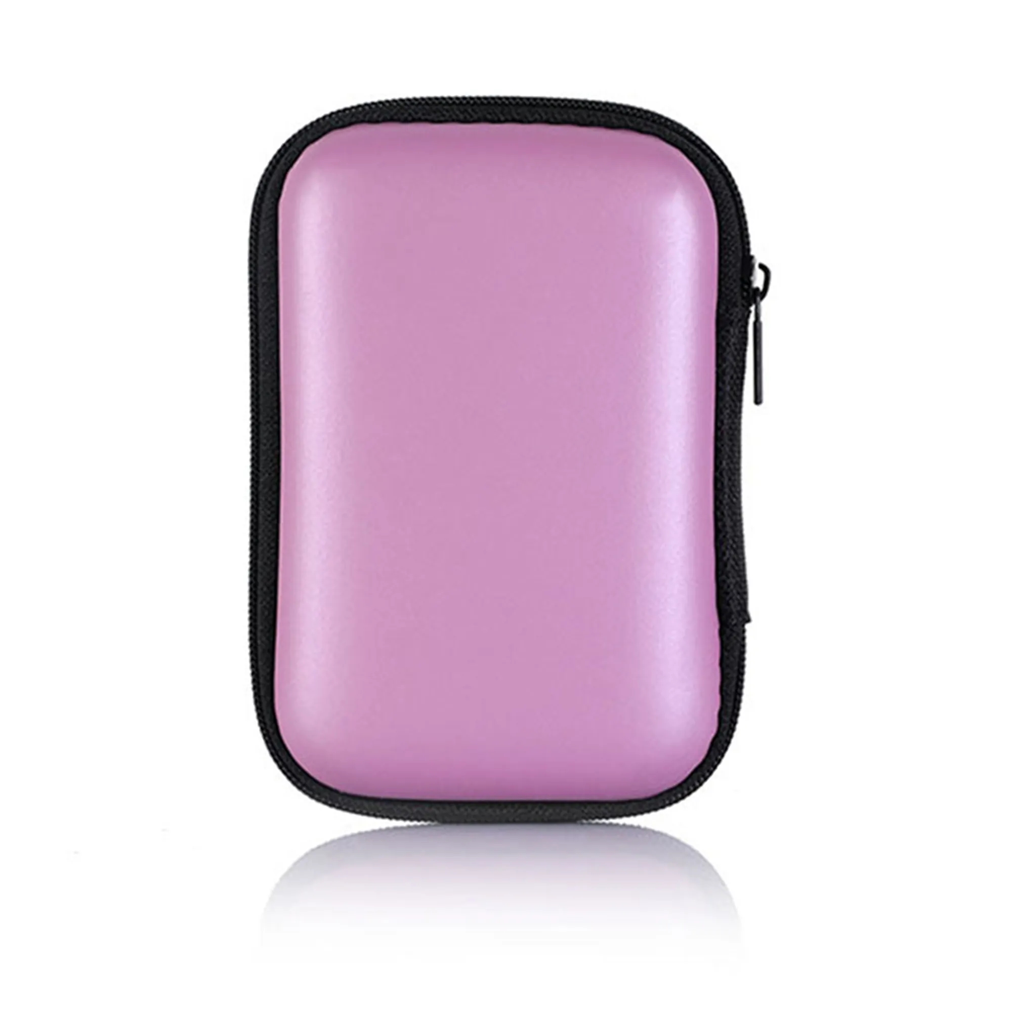 EVA Earphone Storage Pouch Cable Organizer Square Zip Bag 7