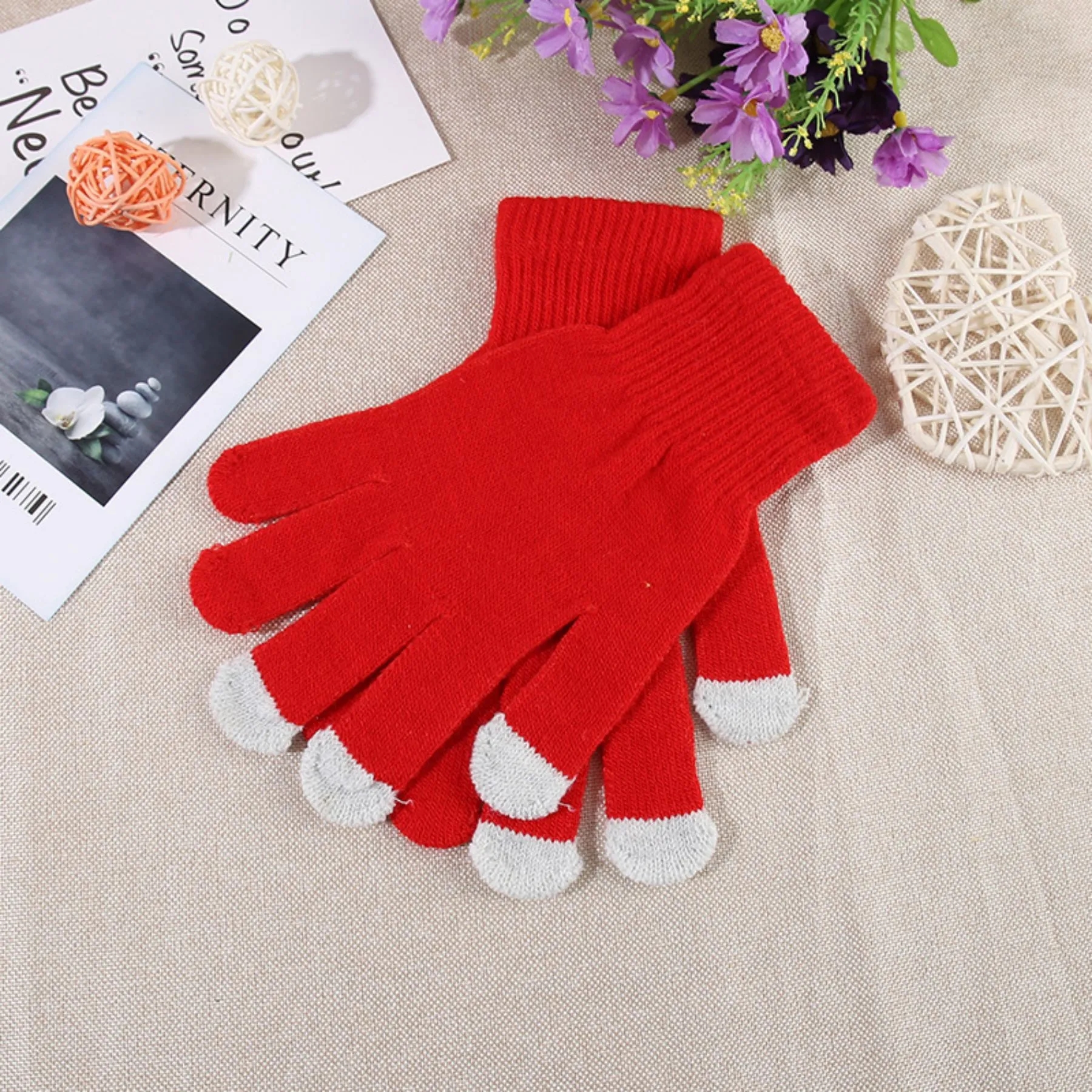 Warm Thermal Touchscreen Winter Knit Gloves 4