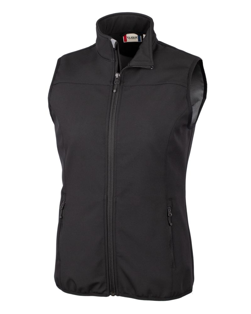 Clique Trail Recycled Stretch Softshell Womens Full Zip Vest 9