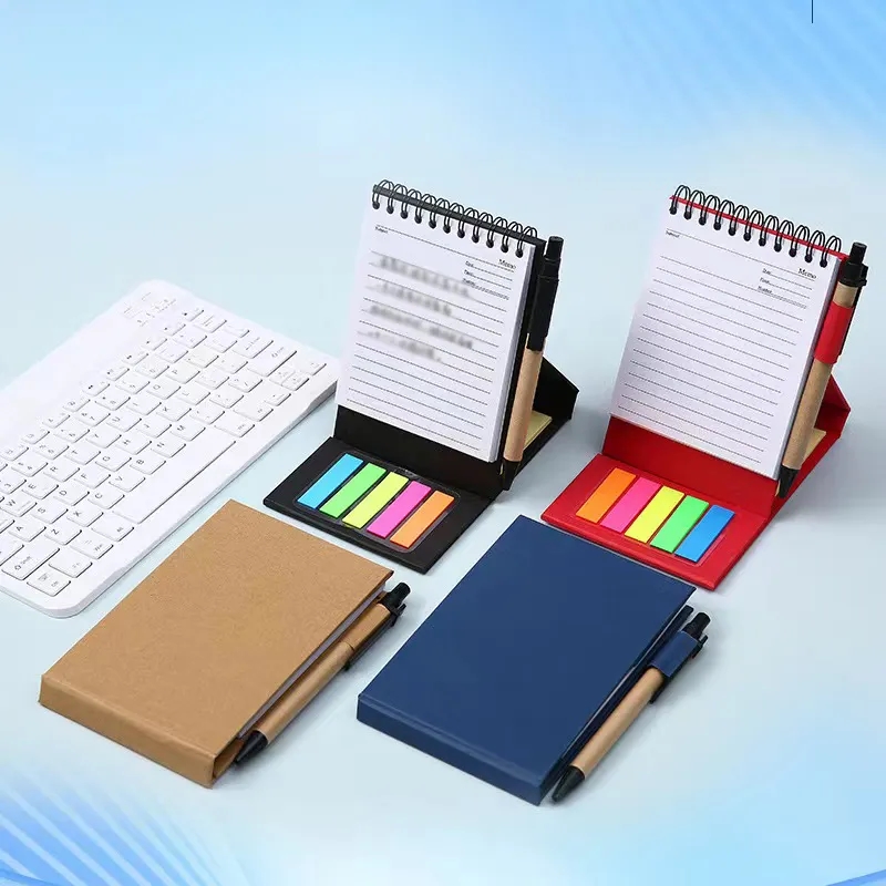 Custom Loose-leaf Standing Kraft Paper Note Book 3