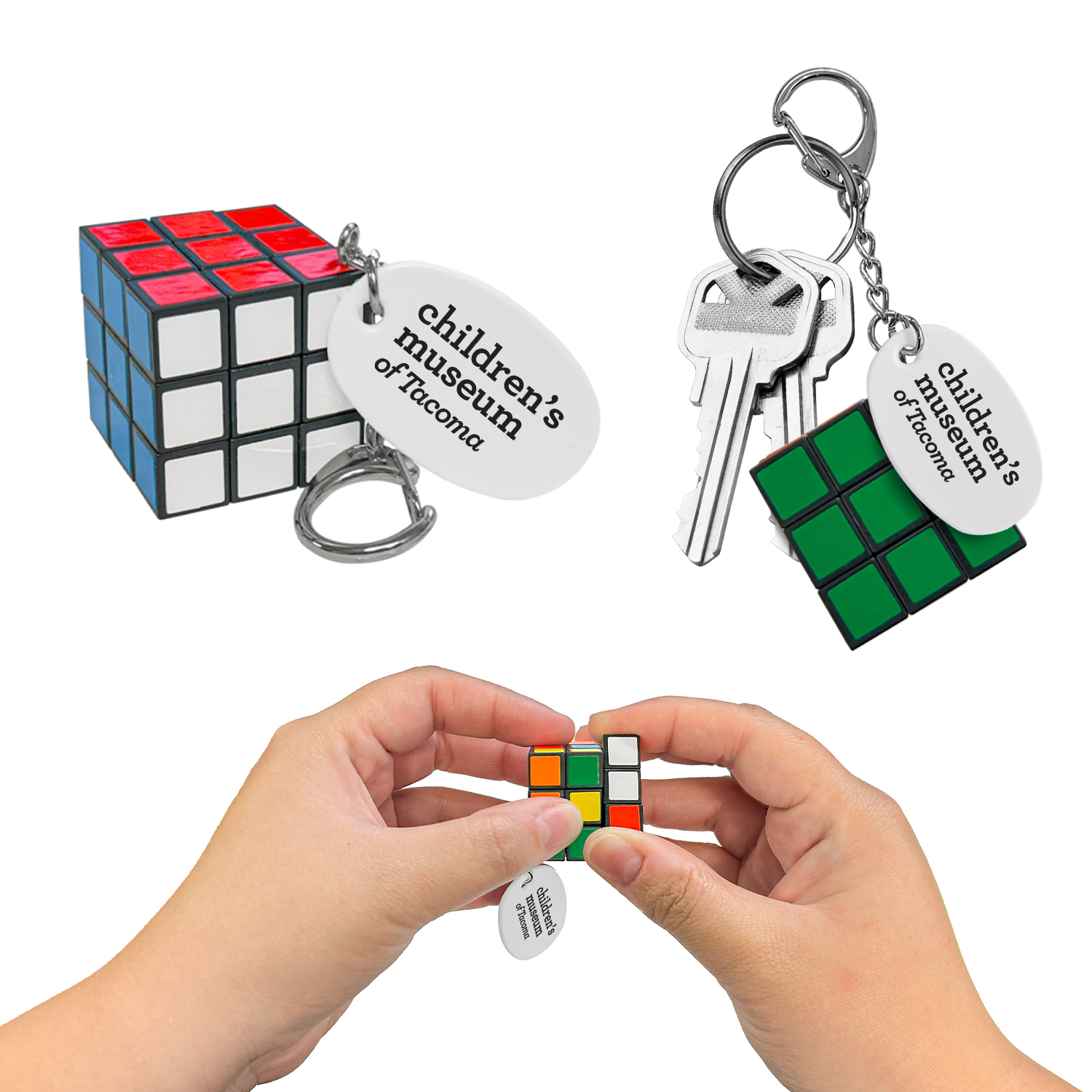 Puzzle Cube Keychain 1