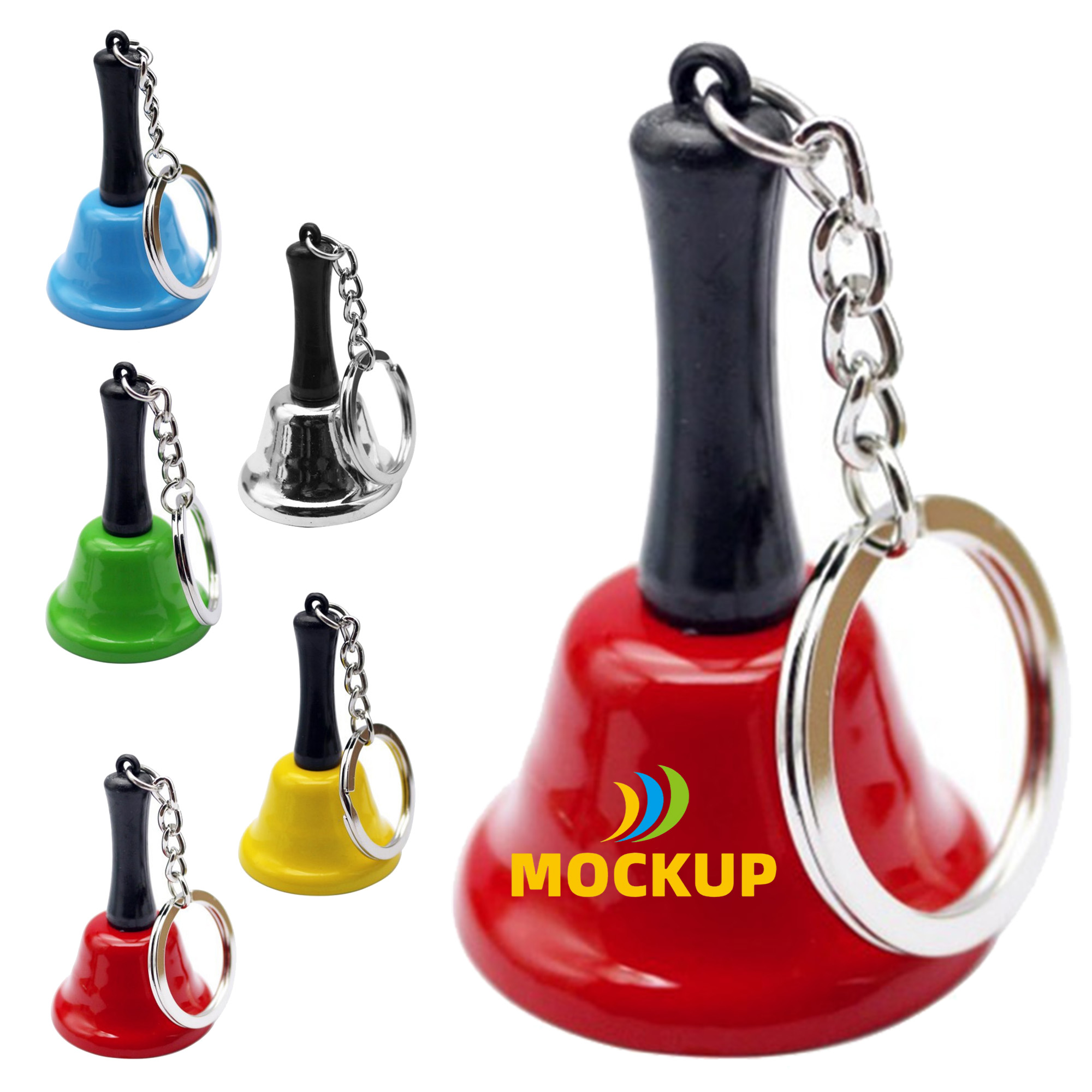 Hand Call Dinner Bell with Keychain 5