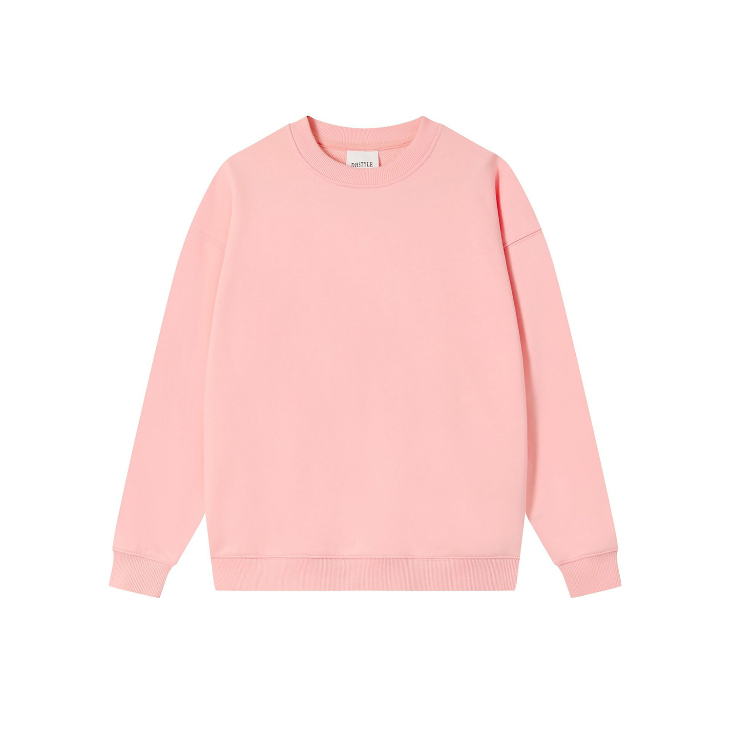 Unisex Cotton Crewneck Pullover Long Sleeve Sweatshirt 11