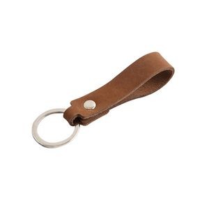 Classic Leather Keychain Ring For Stylish Key Organization 4