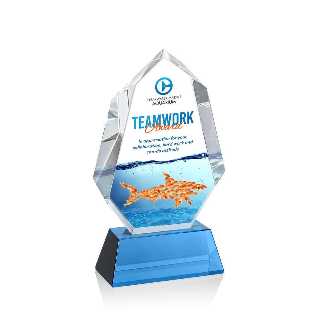 Norwood VividPrint™ Award on Newhaven Base - Sky Blue 5