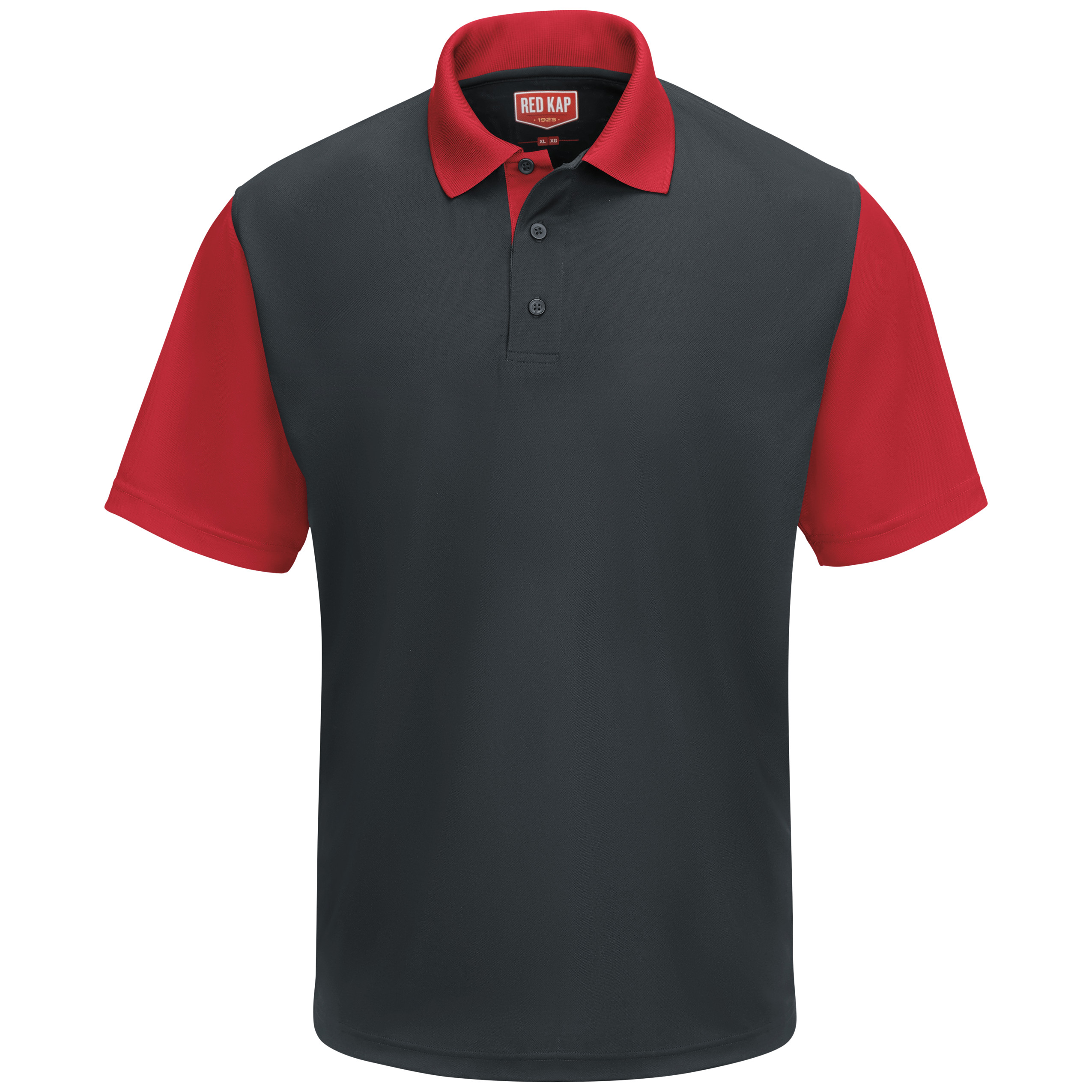 Red Kap® Men's Short Sleeve Performance Knit® Color-Block Polo 4