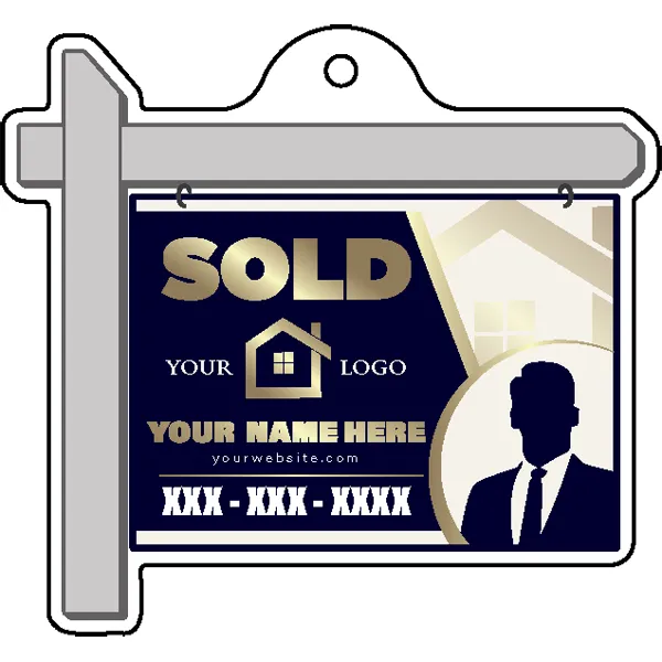 Stock Shape Acrylic Key Tag