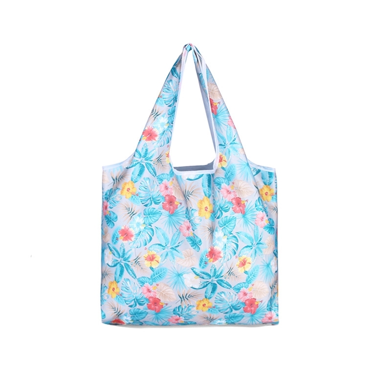 Custom 210D Rip-Stop T-Shirt Style Foldable Bag 5