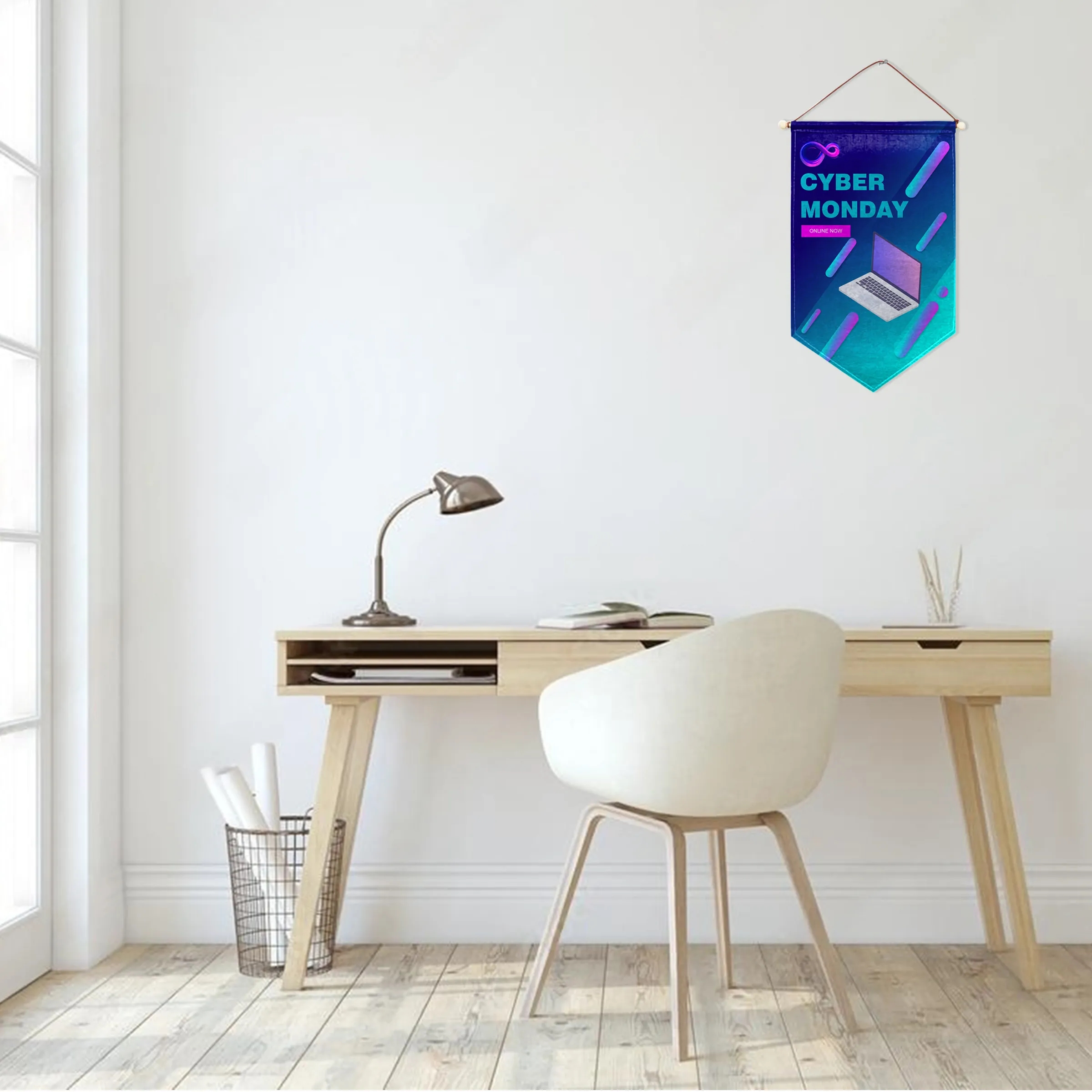 14"x20" Custom Felt Hanging Banner - 1ply 2-Sided 6