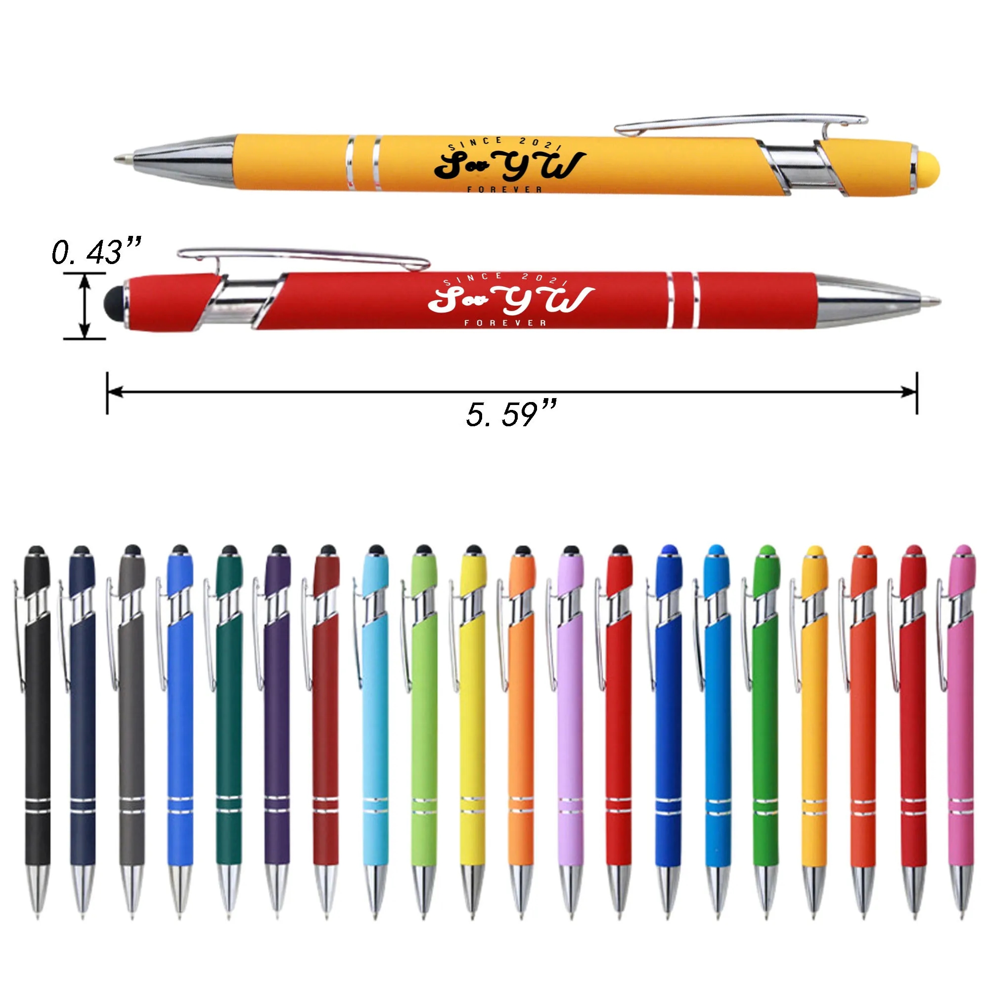 2 in 1 Capacitive Stylus Pen