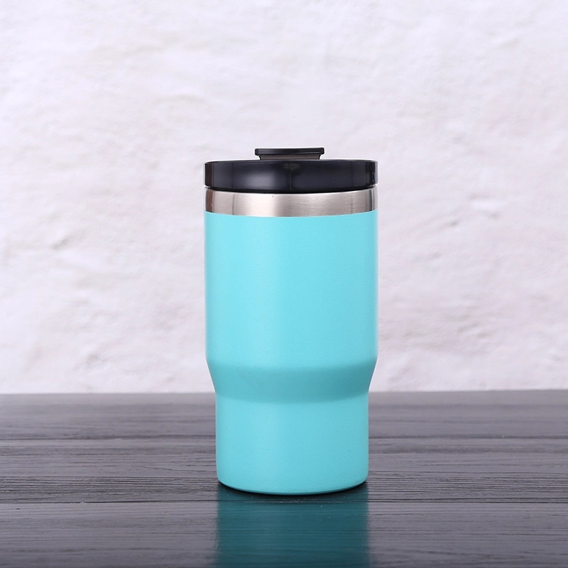 Stainless Steel Can/Bottle Insulator, 14oz Two-Way Lids 21