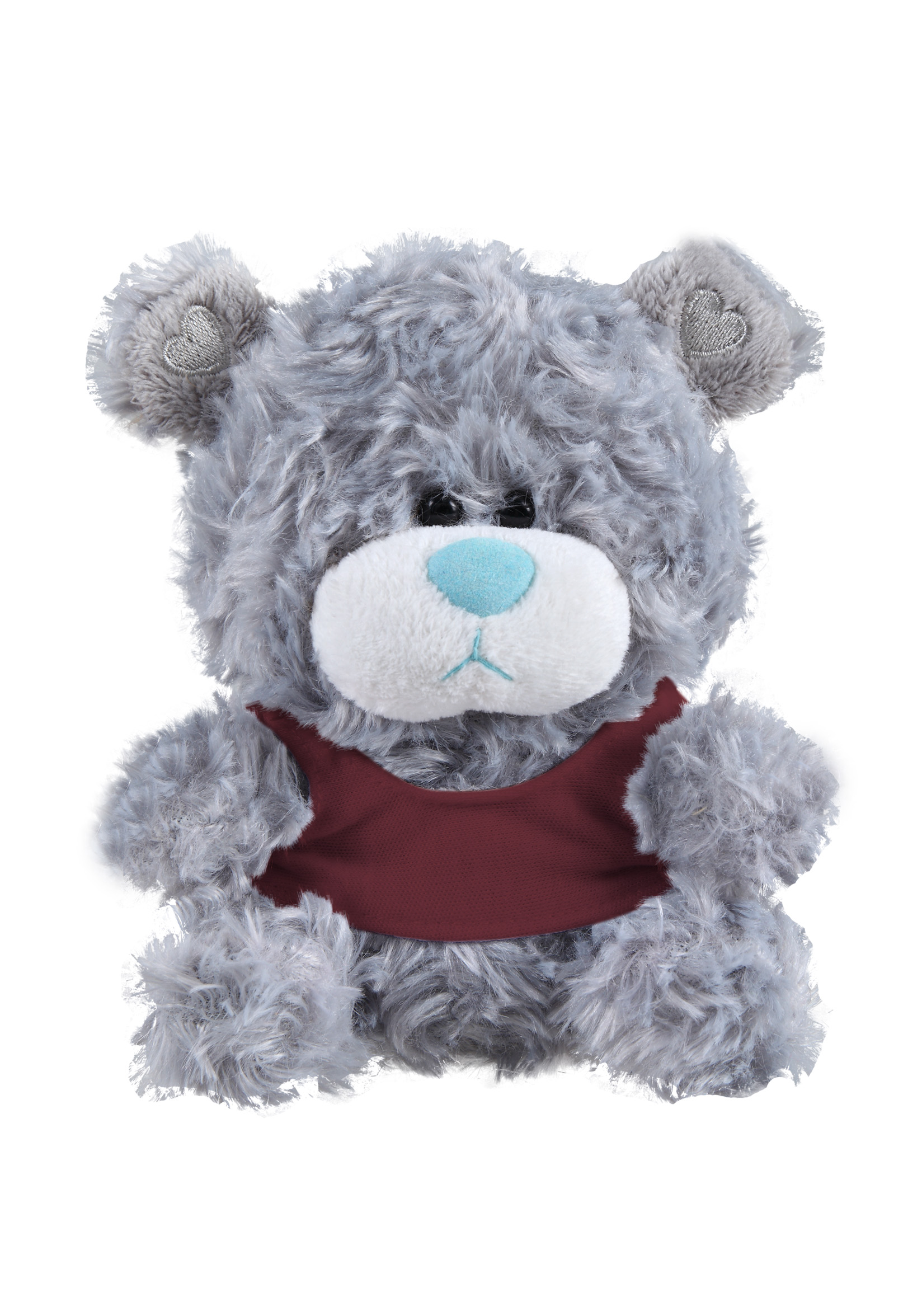 Soft Plush Gray Qbear with Tank top 6