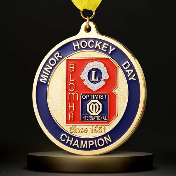 3.5" Custom Die Cast Soft Enamel Medals