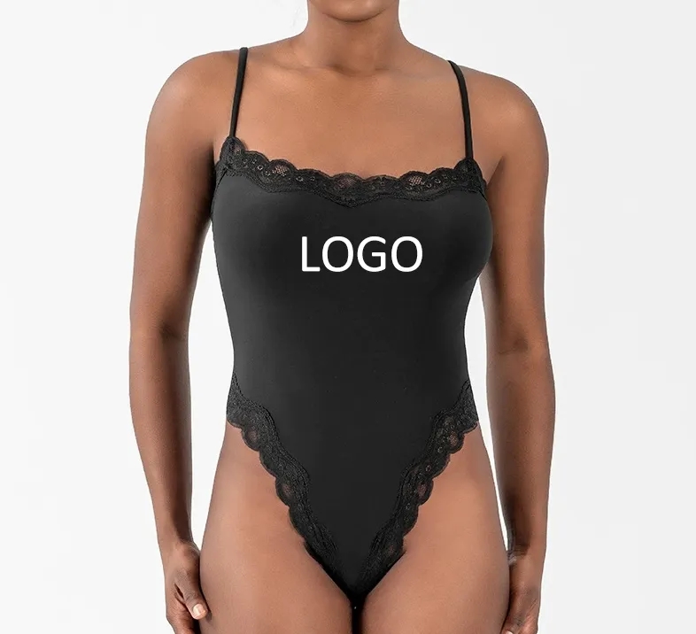 Sexy Black Lace Bodysuit for Women Date Night Party Outfit 5