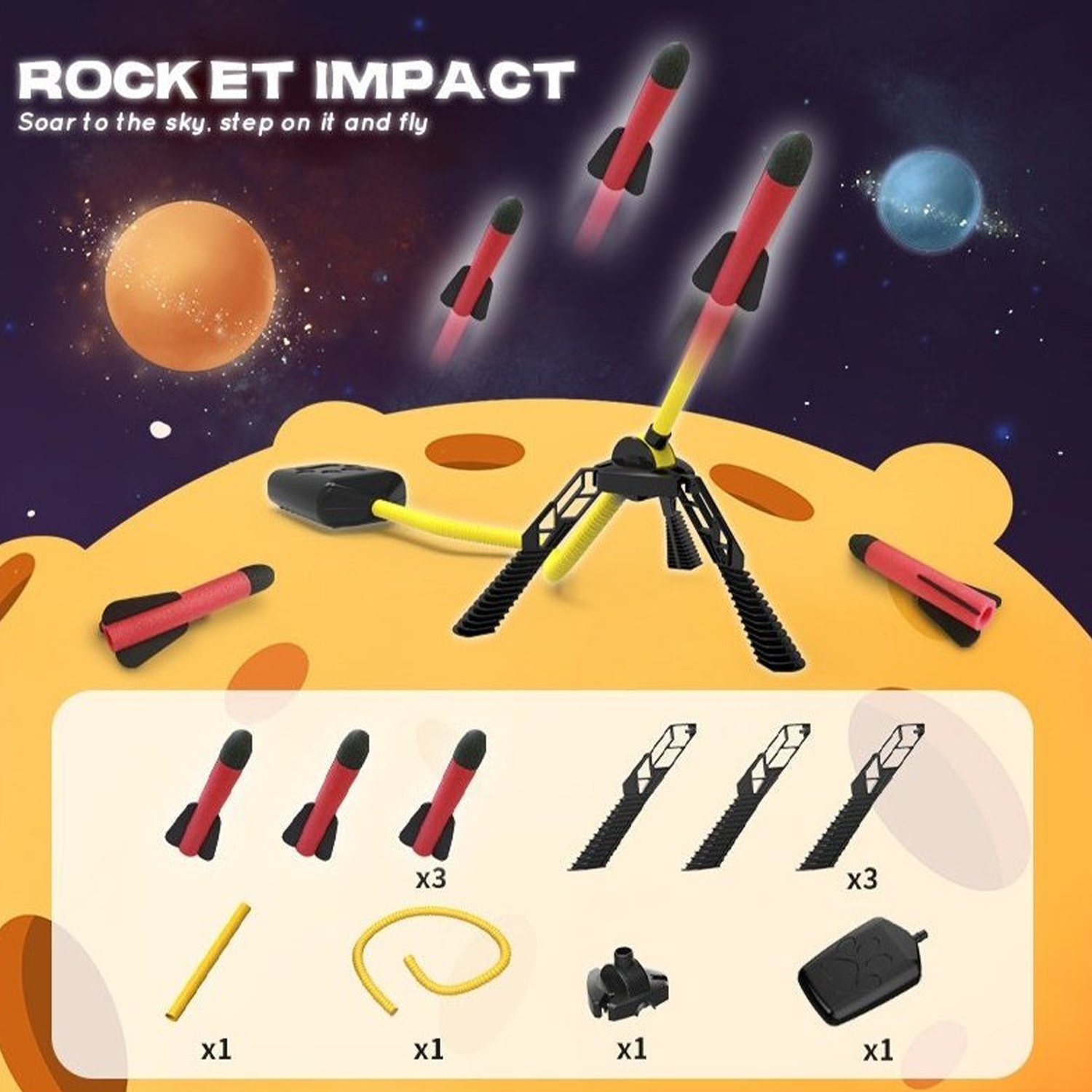 Kids Rocket Launcher Toy 3