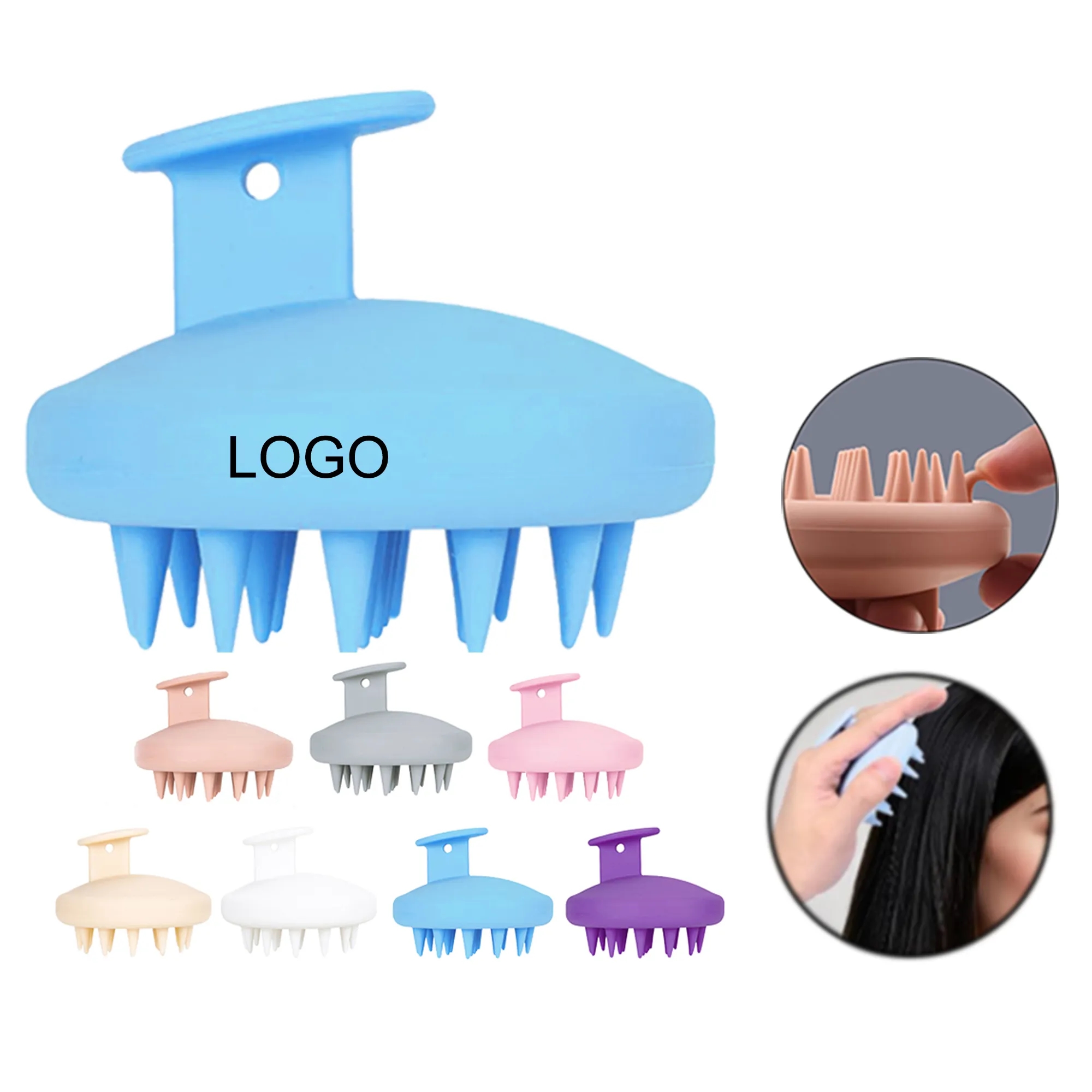 Silicone Scalp Massager Shampoo Brush 1