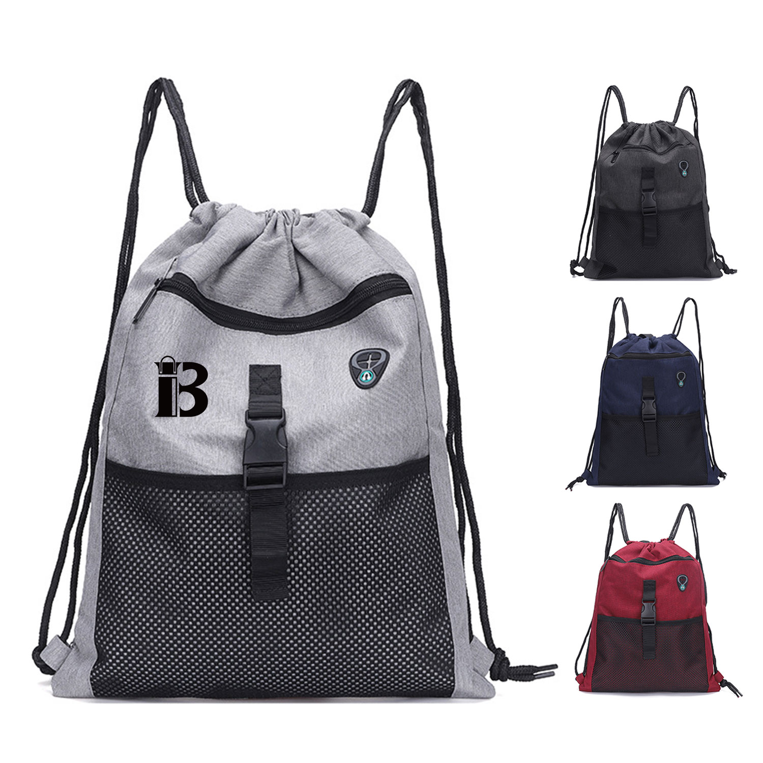Drawstring Backpack Bag 1