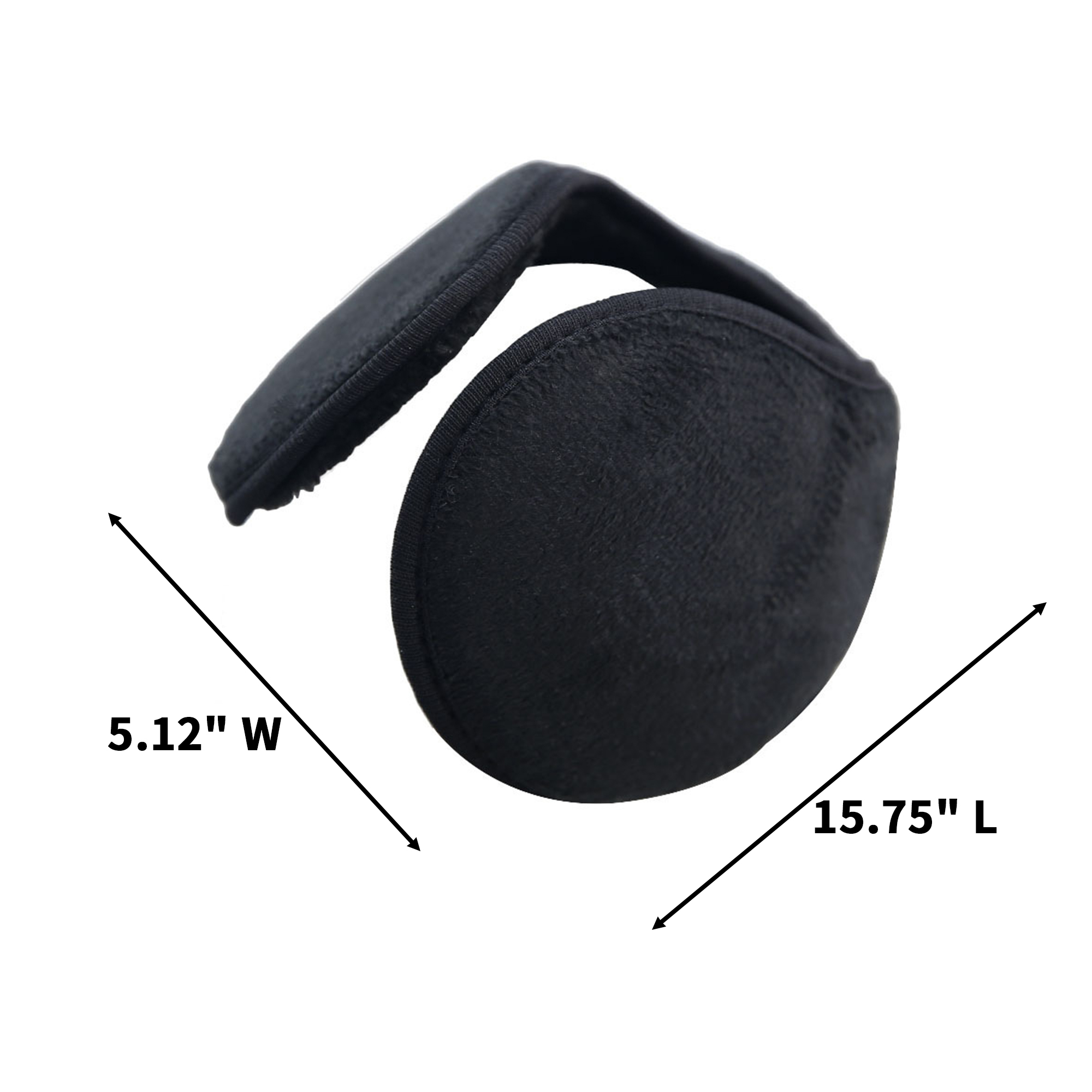 Thermal Fleece Ear Warmer Wrap 15.75" Length X 5.12" Width 2