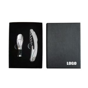 2 In 1 Wine Opener With Corkscrew Pourer And Double Hinged Lever 3