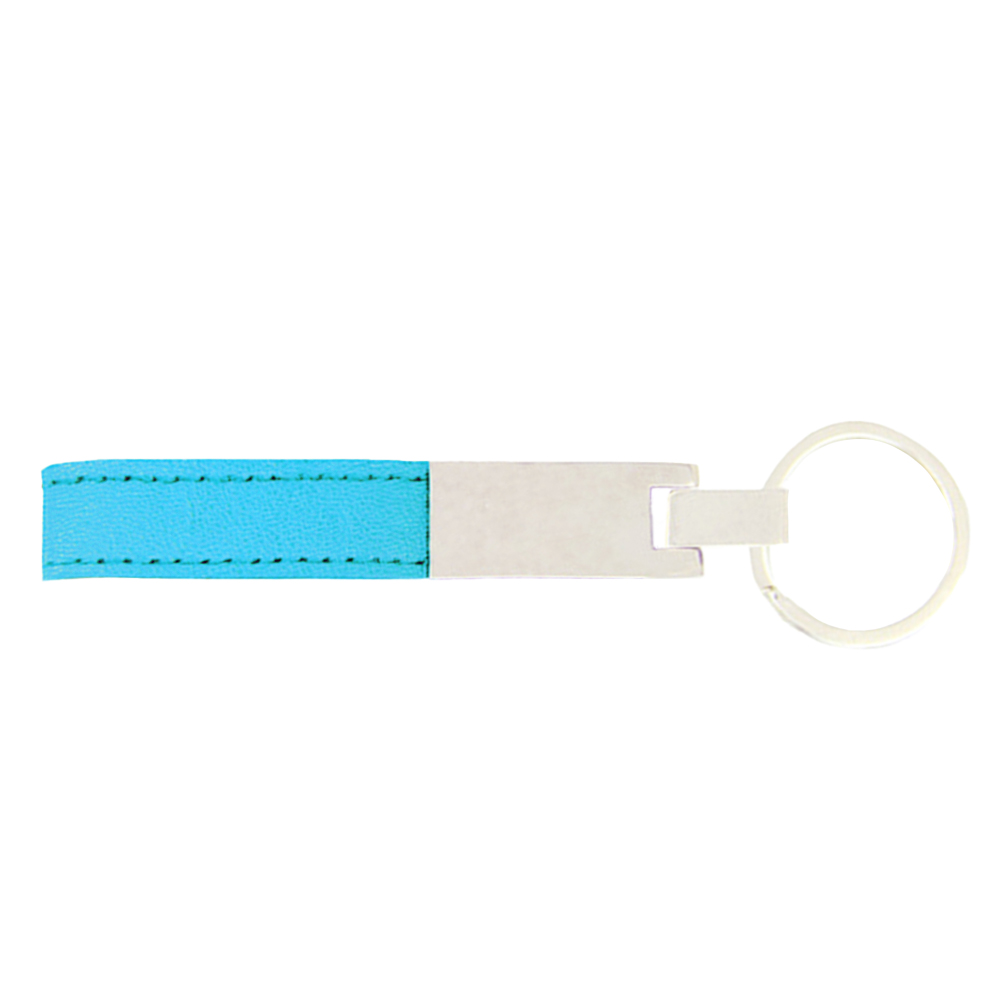 Staple Leather Strap Chrome Keychain 5