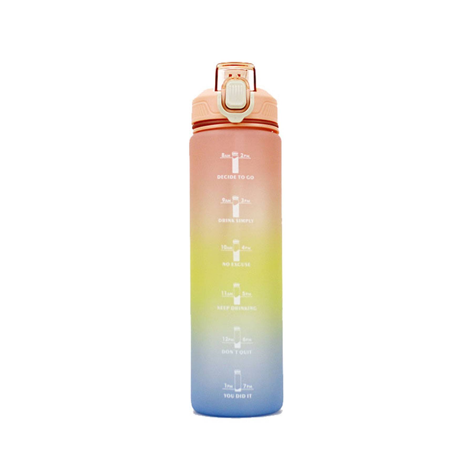 35 OZ Gradient Plastic Sports Water Cup 6