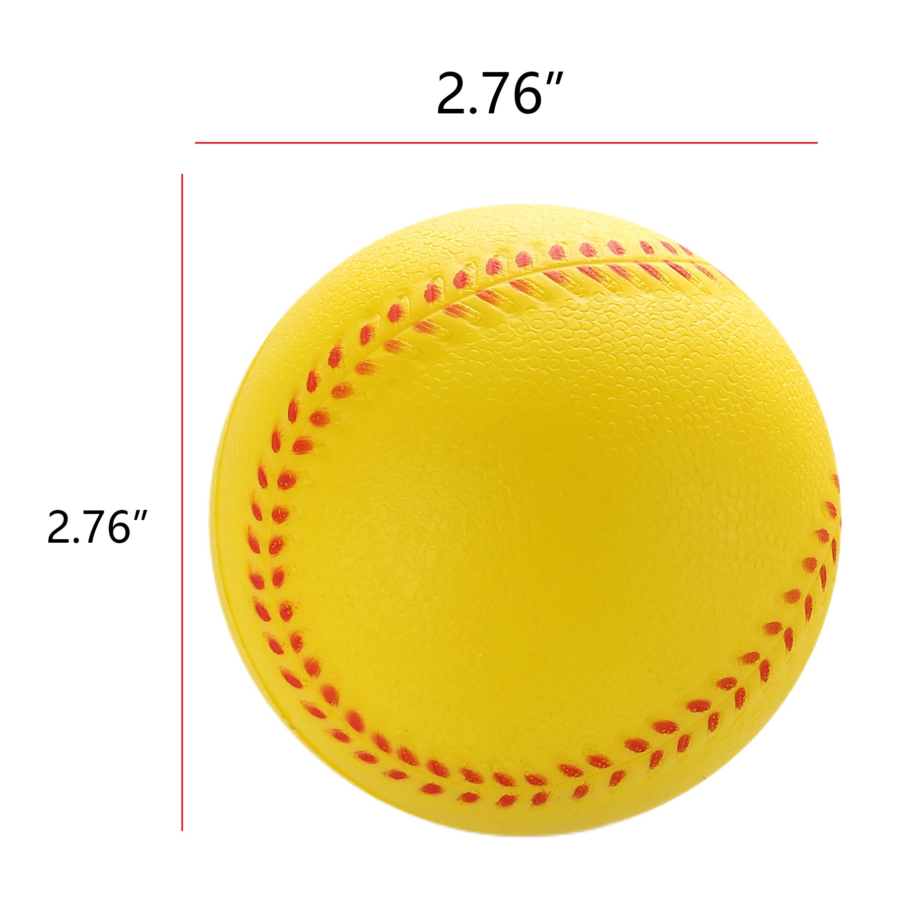 2.7 Inch Baseball Foam Squeeze Balls For Stress Reliver 3