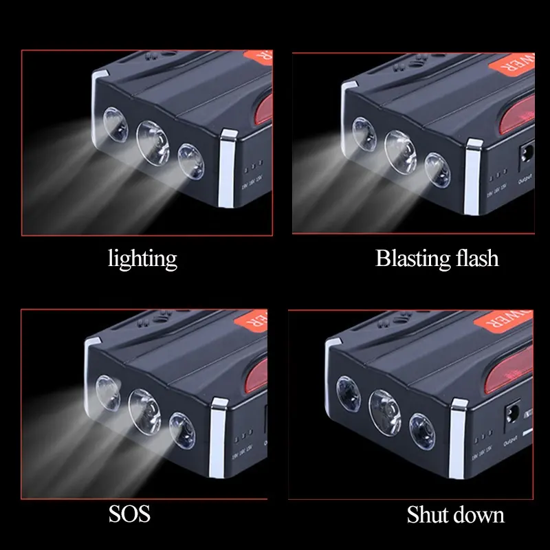 Portable Jump Starter Car Mini Safety Emergency Tools 6