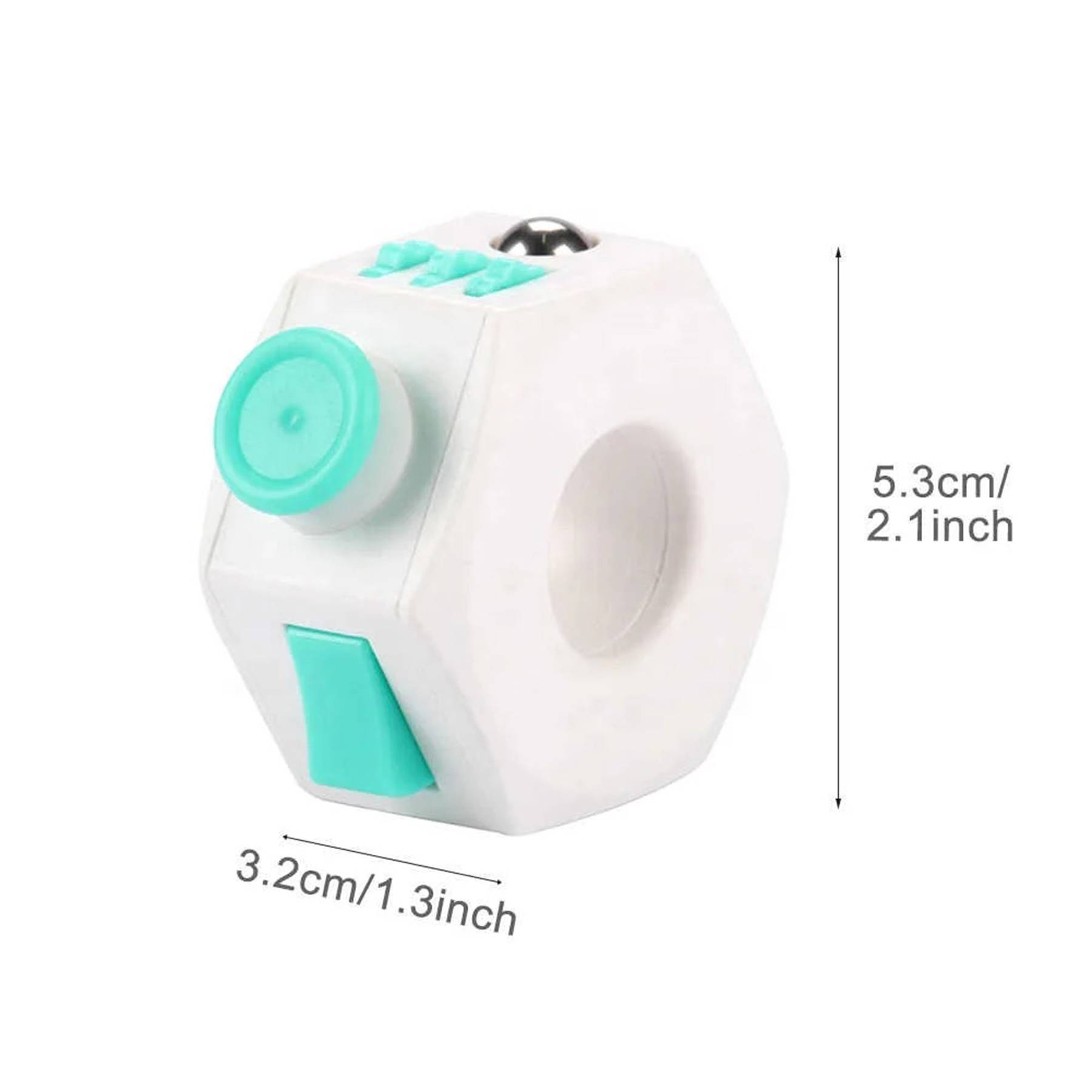 Cube decompression ring stress relief toy 2