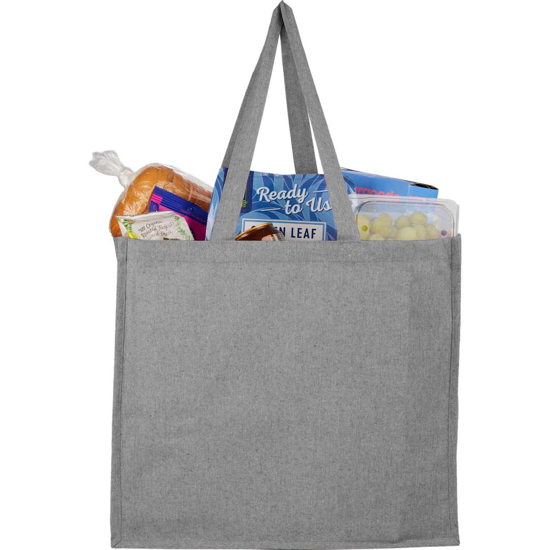 4oz Recycled Cotton Shopper Tote with Laminated 6