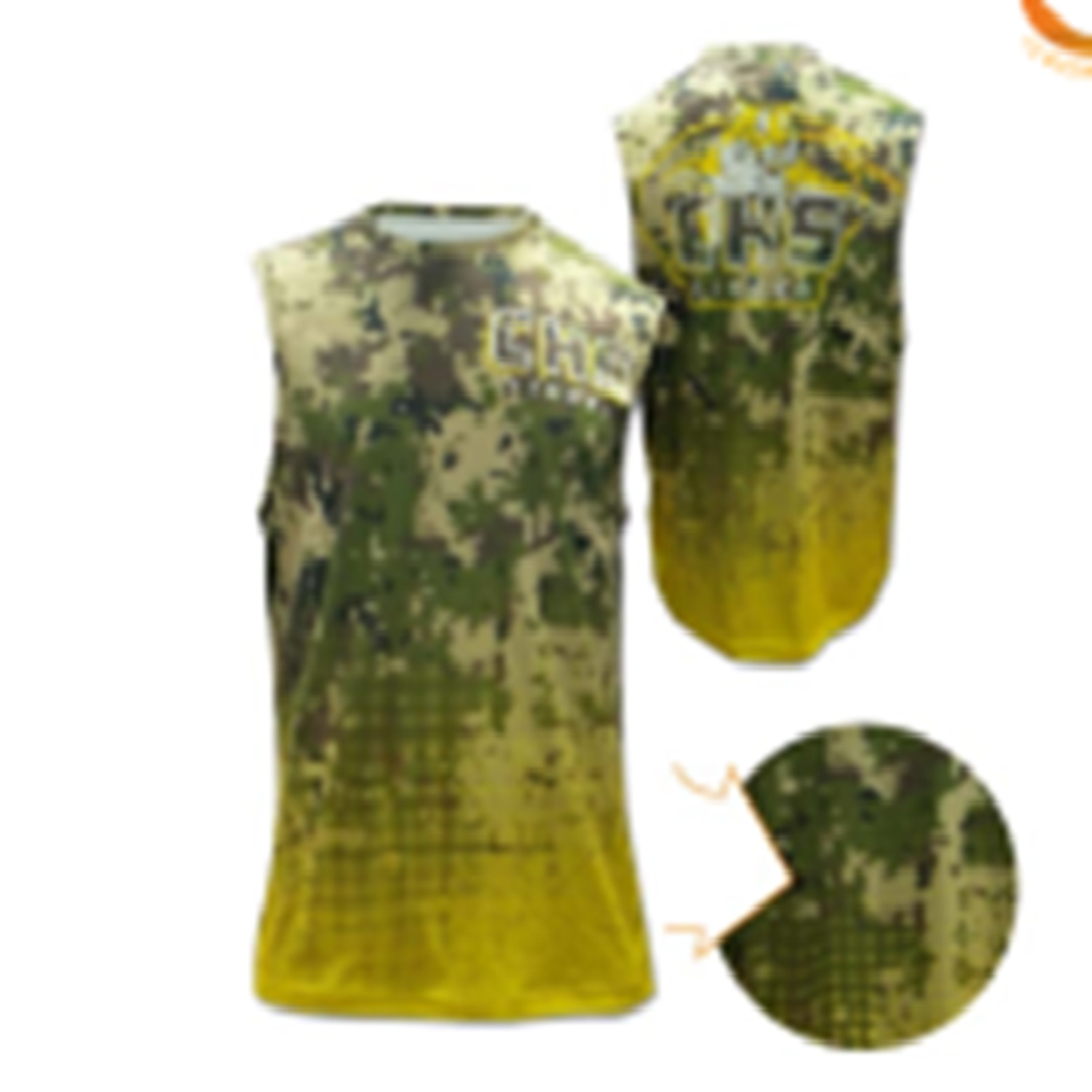Unisex and Kids' Full Sublimation 140G Mesh Sleeveless T-Shirt 2