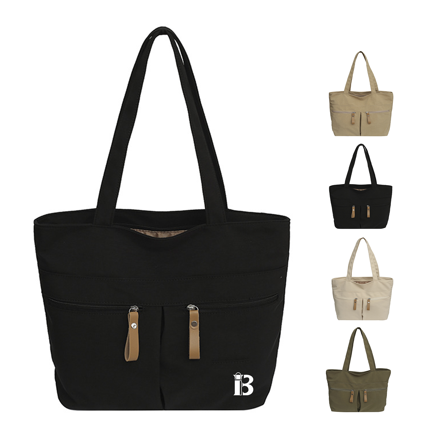 Nylon Waterproof Multi Pocket Tote Bag 2