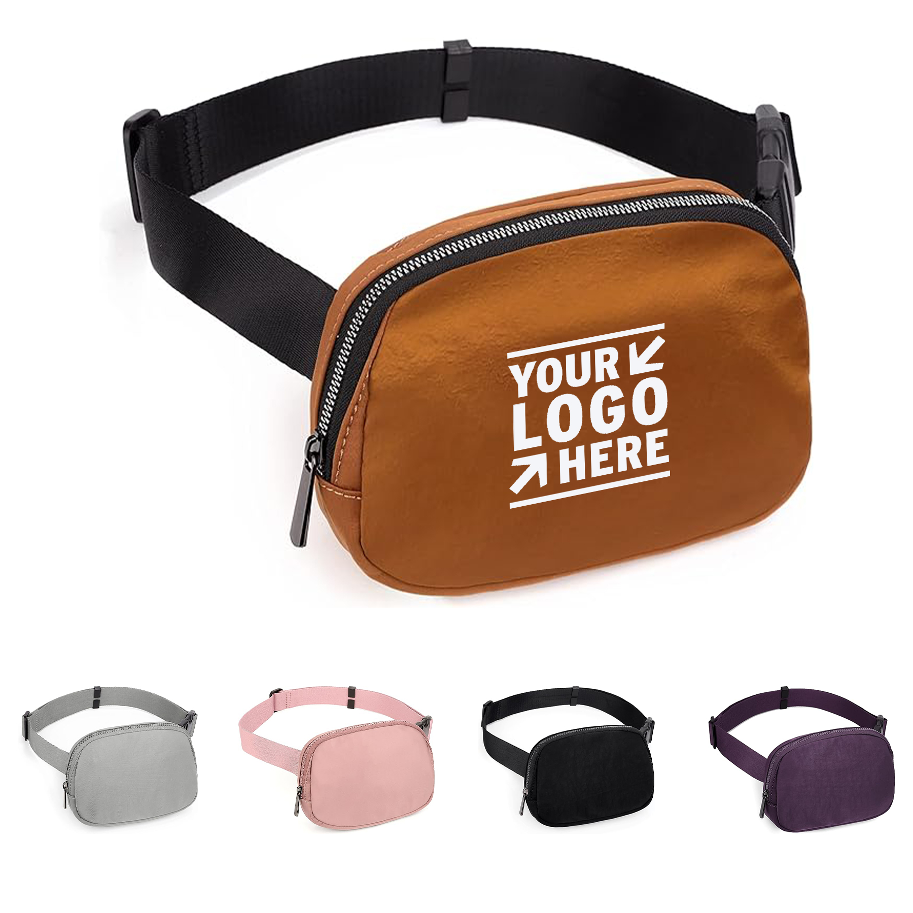Water Repellent Nylon Belt Bag 2