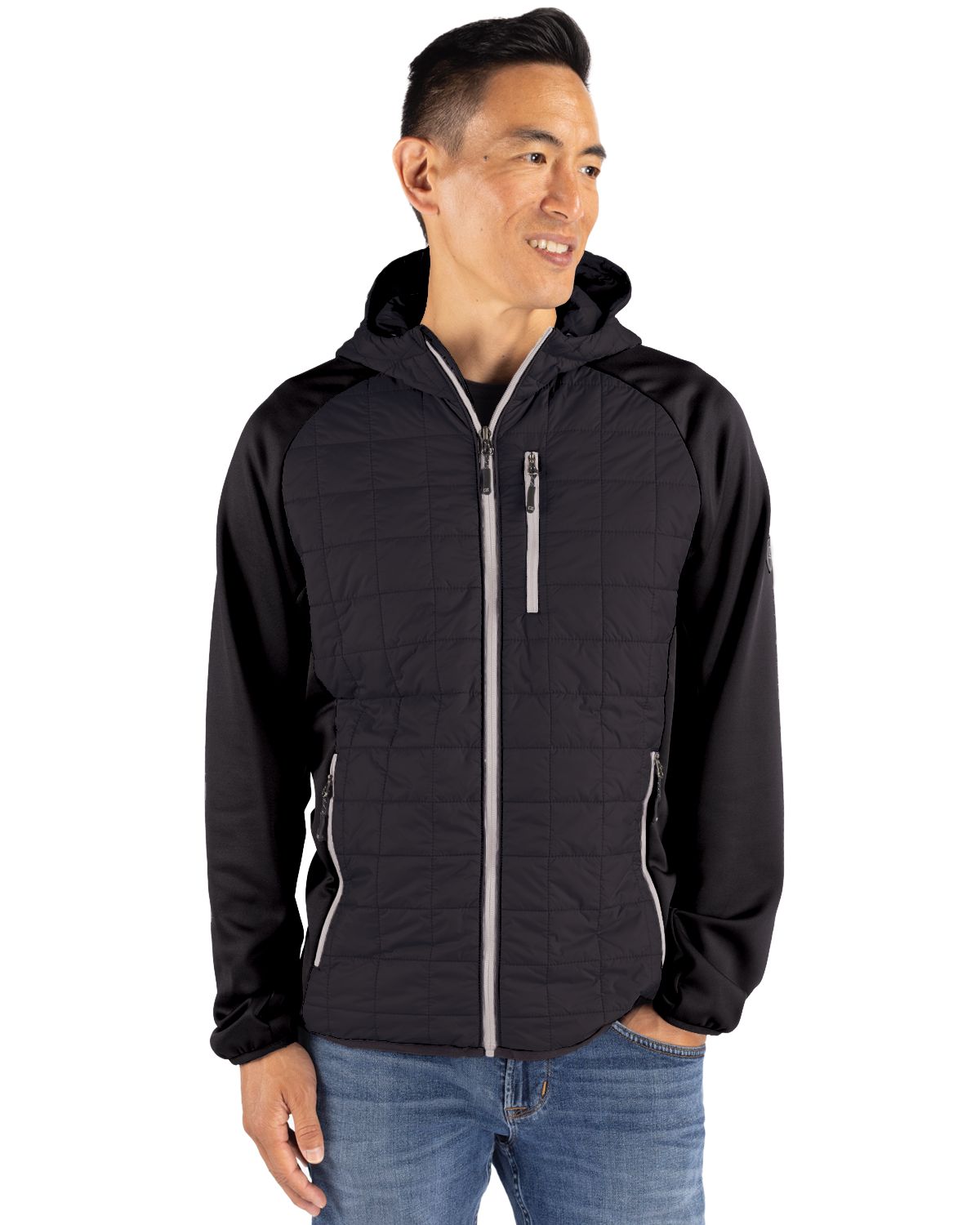 Rainier Primaloft Mens Eco Full Zip Hybrid Jacket