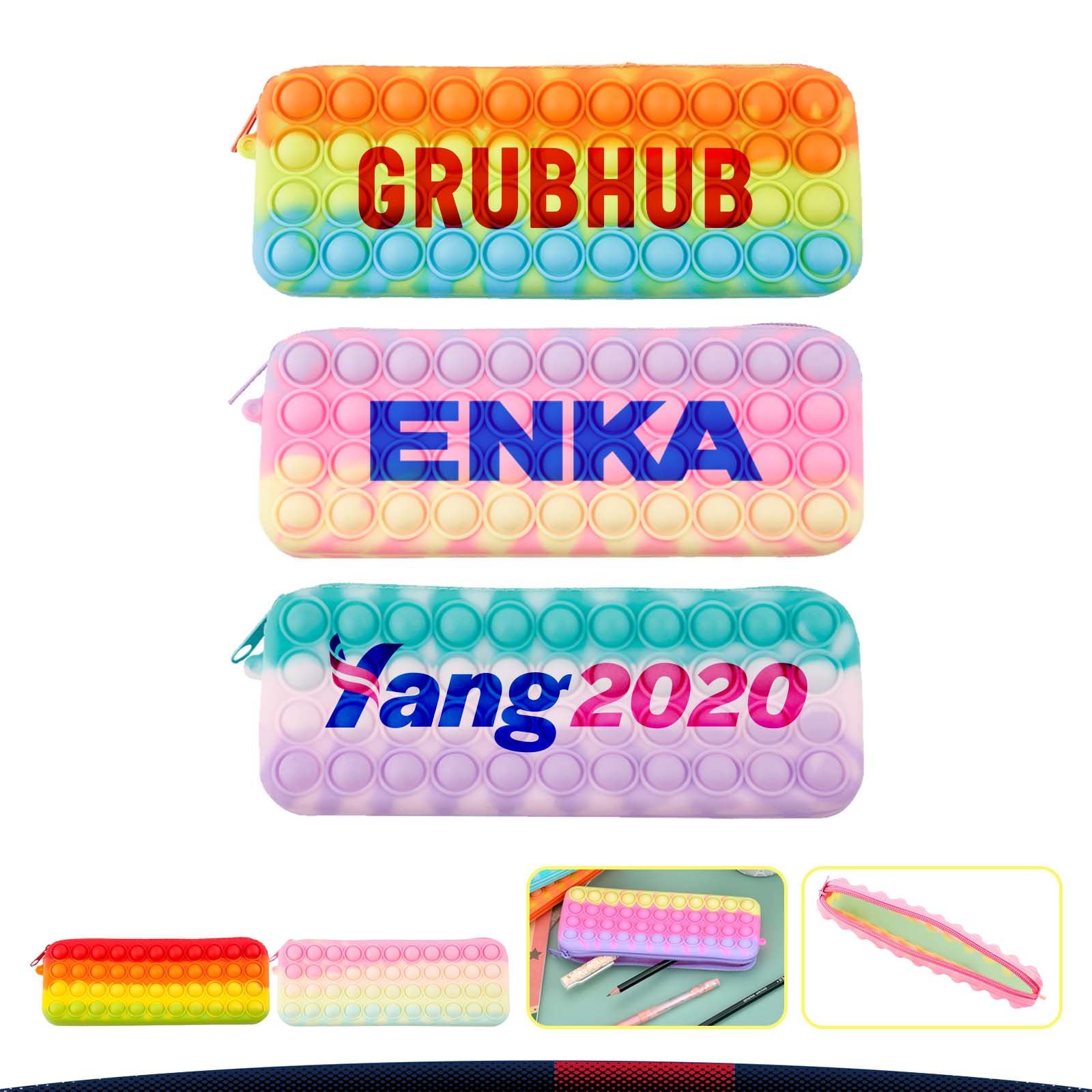 Silicone Pop Pencil Pouch 5