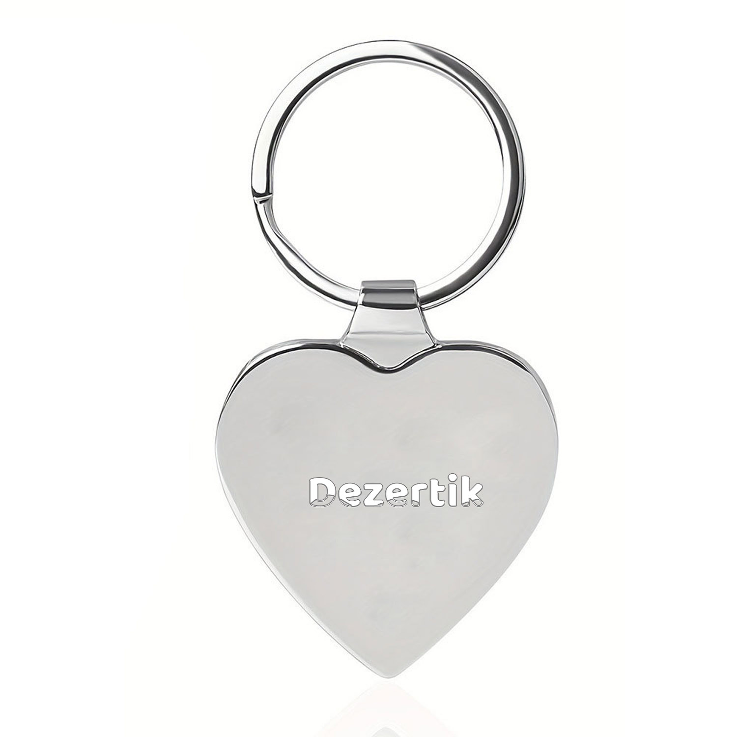 Custom Heart Shape Metal Keychains 7