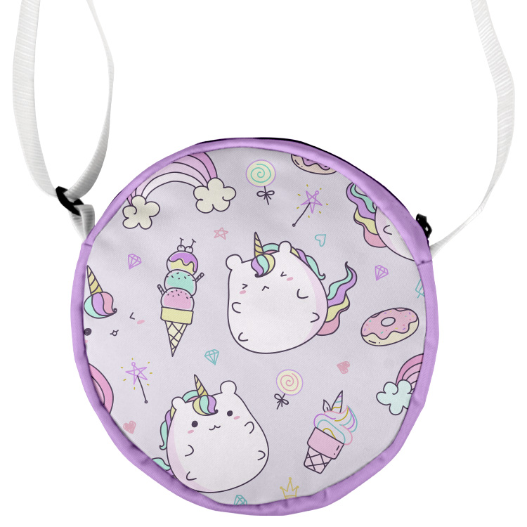 Rhythm Round Full Color Crossbody Bag - Made in the USA 1