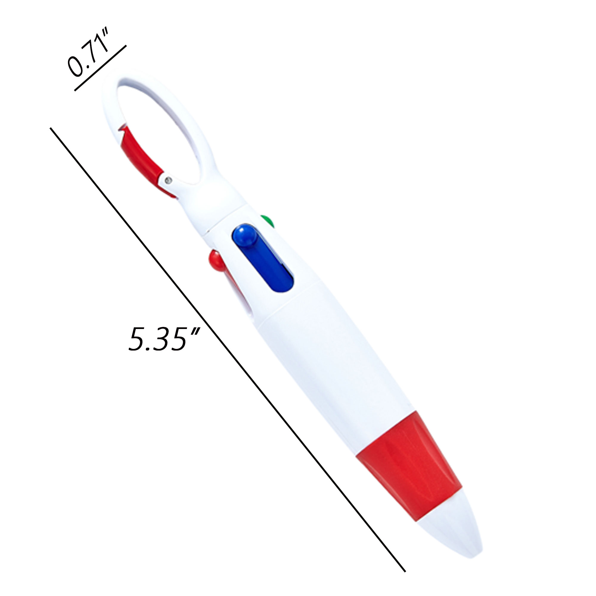 Retractable Multi Colored Ballpoint Pen 4