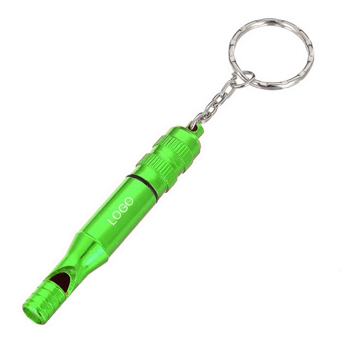 Aluminum Emergency Survival Whistle Keychain 5