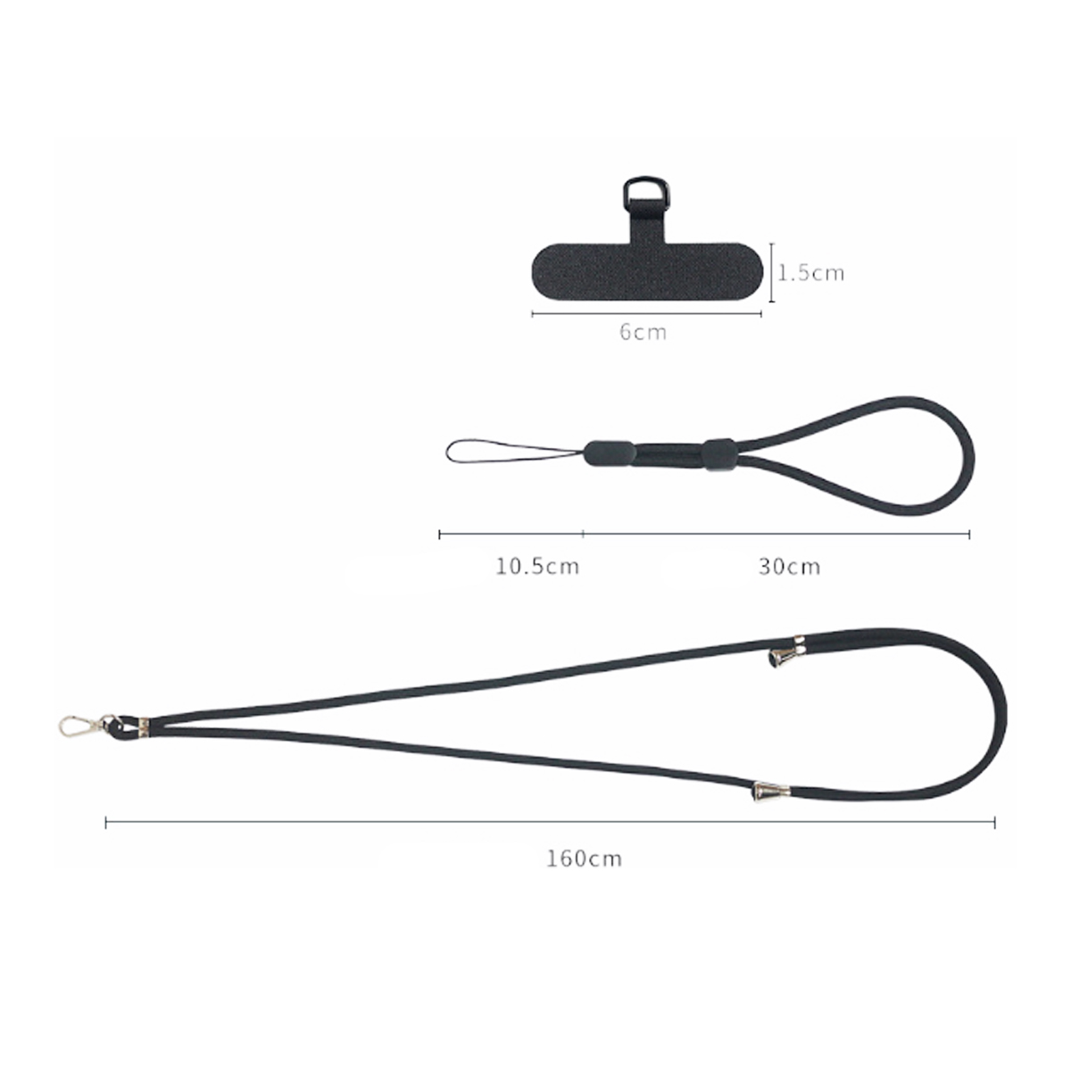 Phone Lanyard Strap with Patch 4