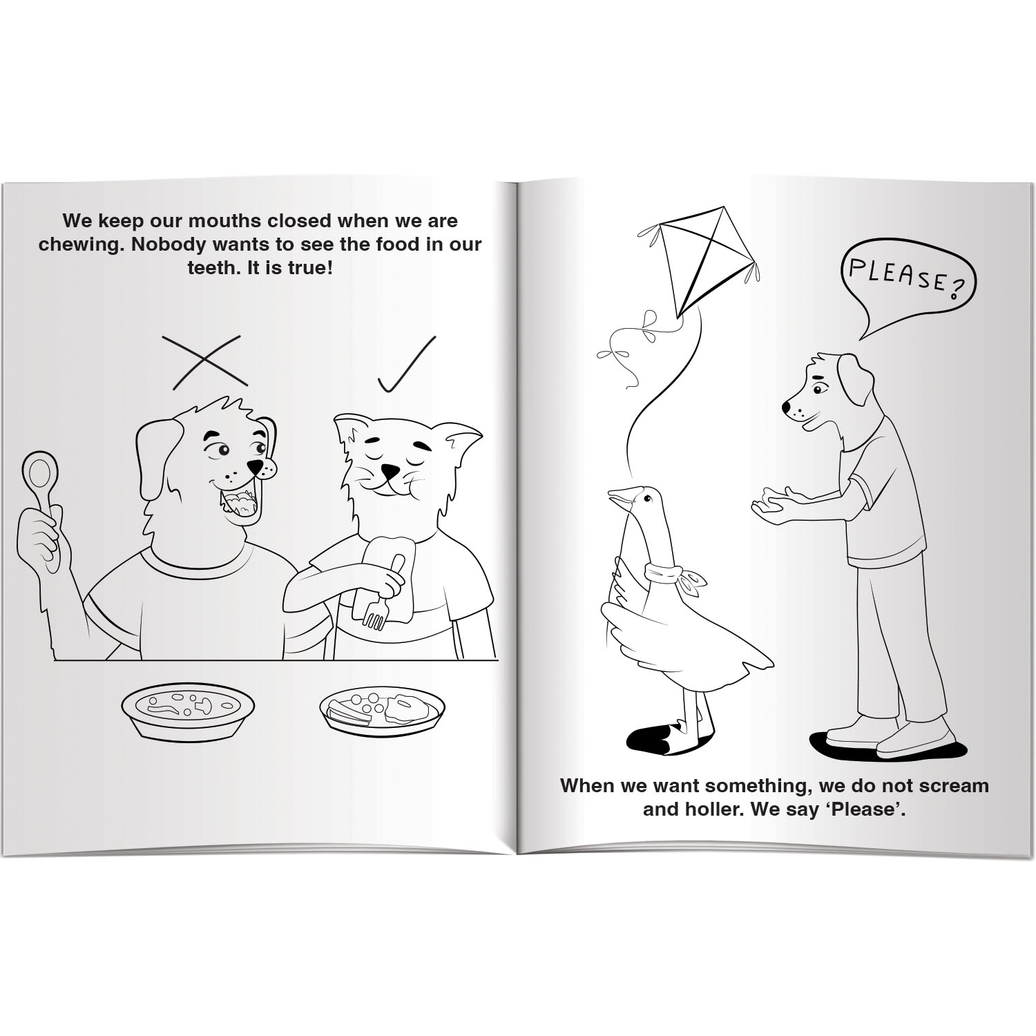Coloring Book - Good Manners Playbook 4