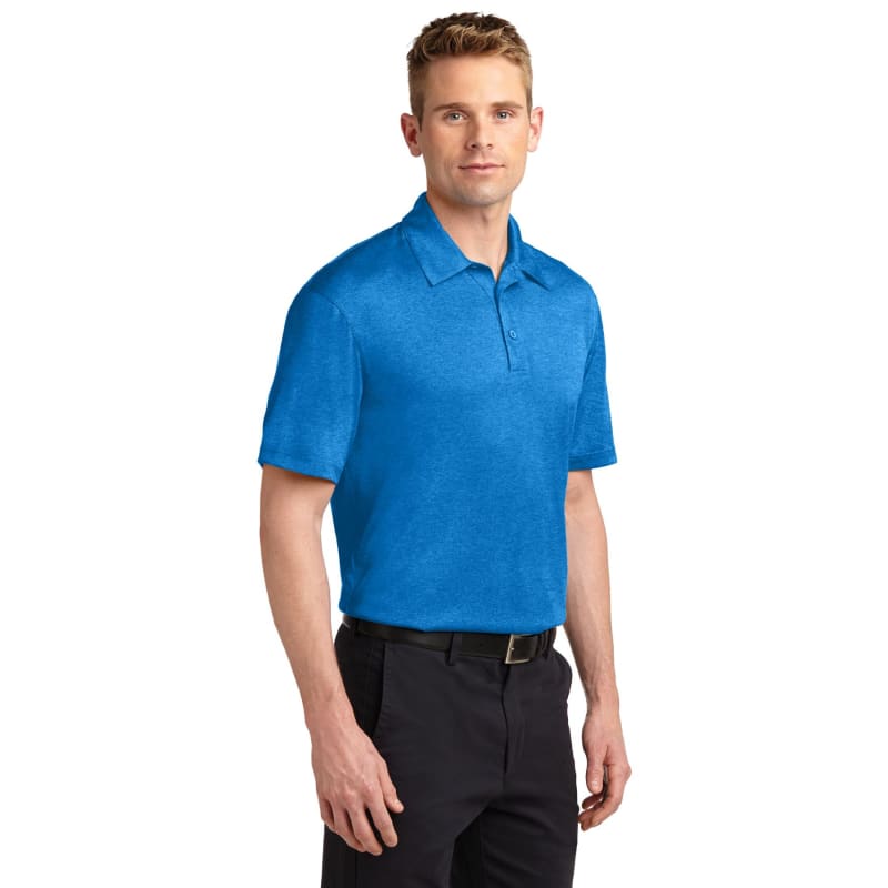 Sport-Tek Heather Contender Polo. 11