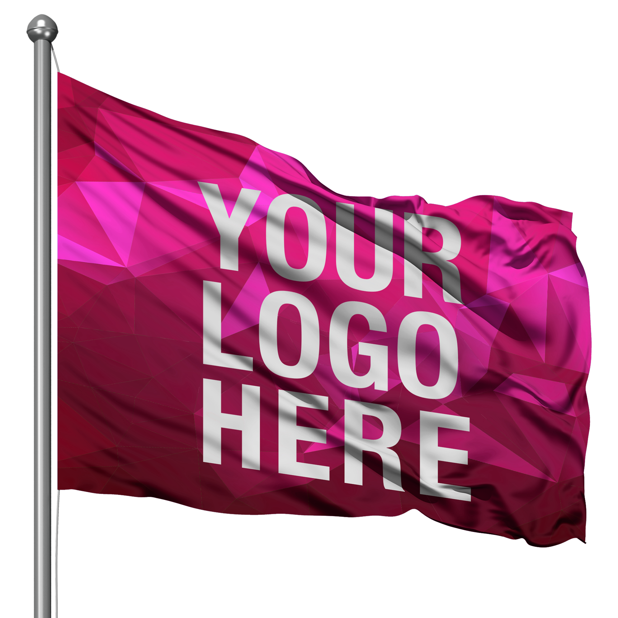 Premium Sublimated Single-Sided Flag - 3'x5' 9