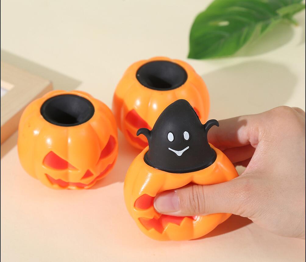 Halloween Light Up Pumpkin Stress Relief Toys 3