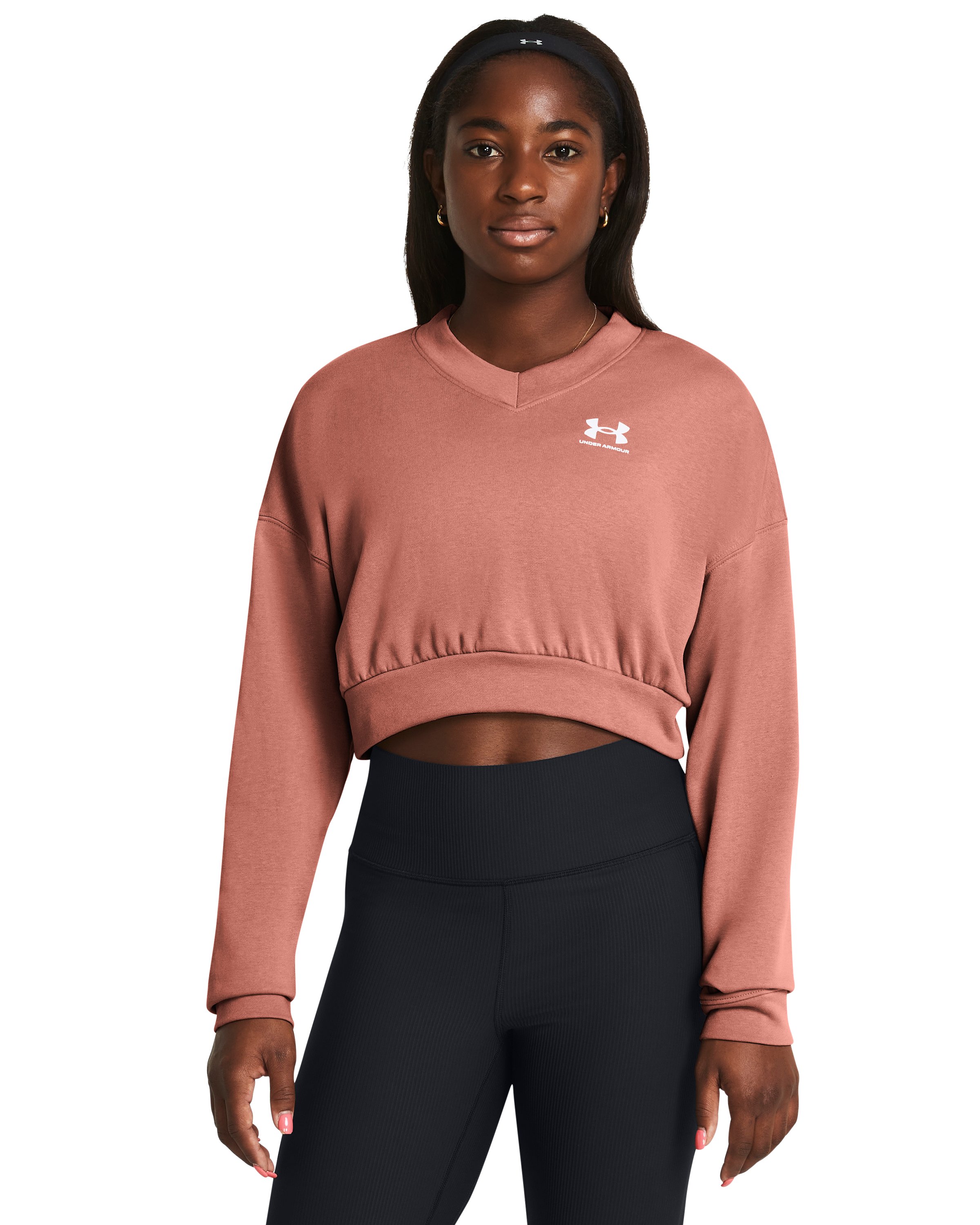 UA Rival Terry Women's Oversized Crop Crew 7