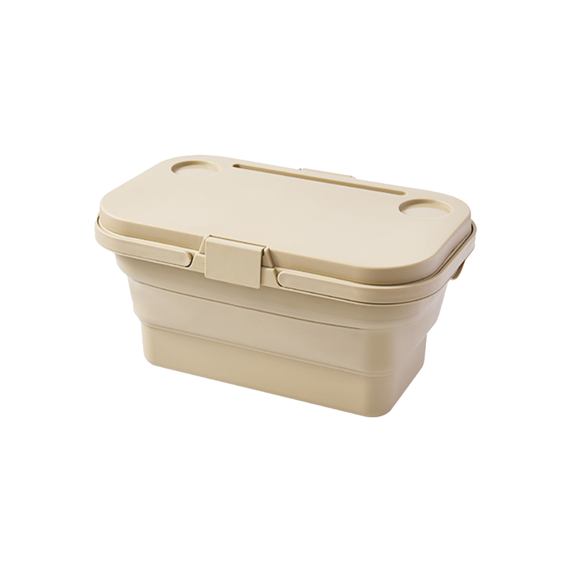 Polypropylene Camping Portable Storage Basket With Lid ?C Durable And Lightweight 2