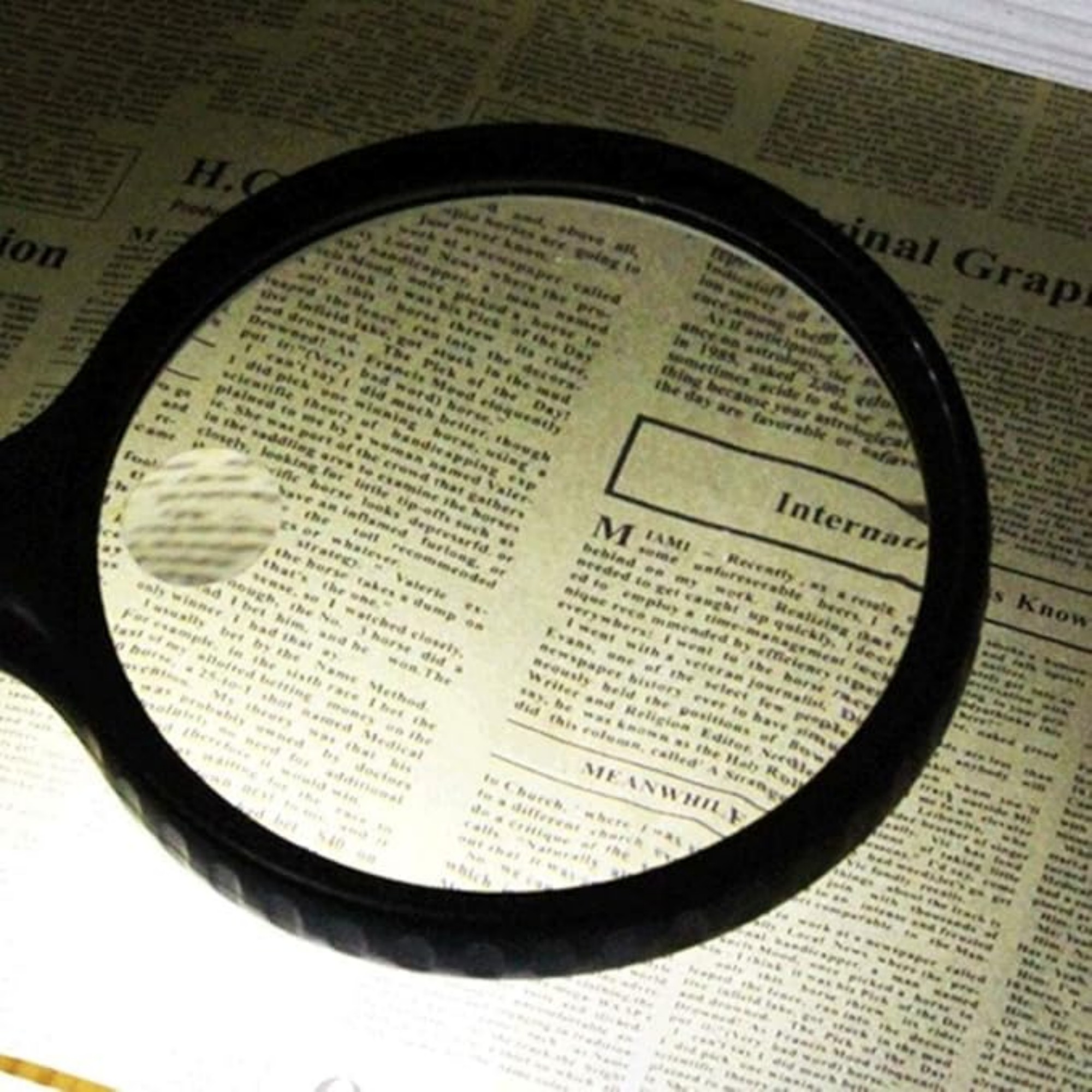 5X 138mm Handheld Magnifying Glass With Lights 3