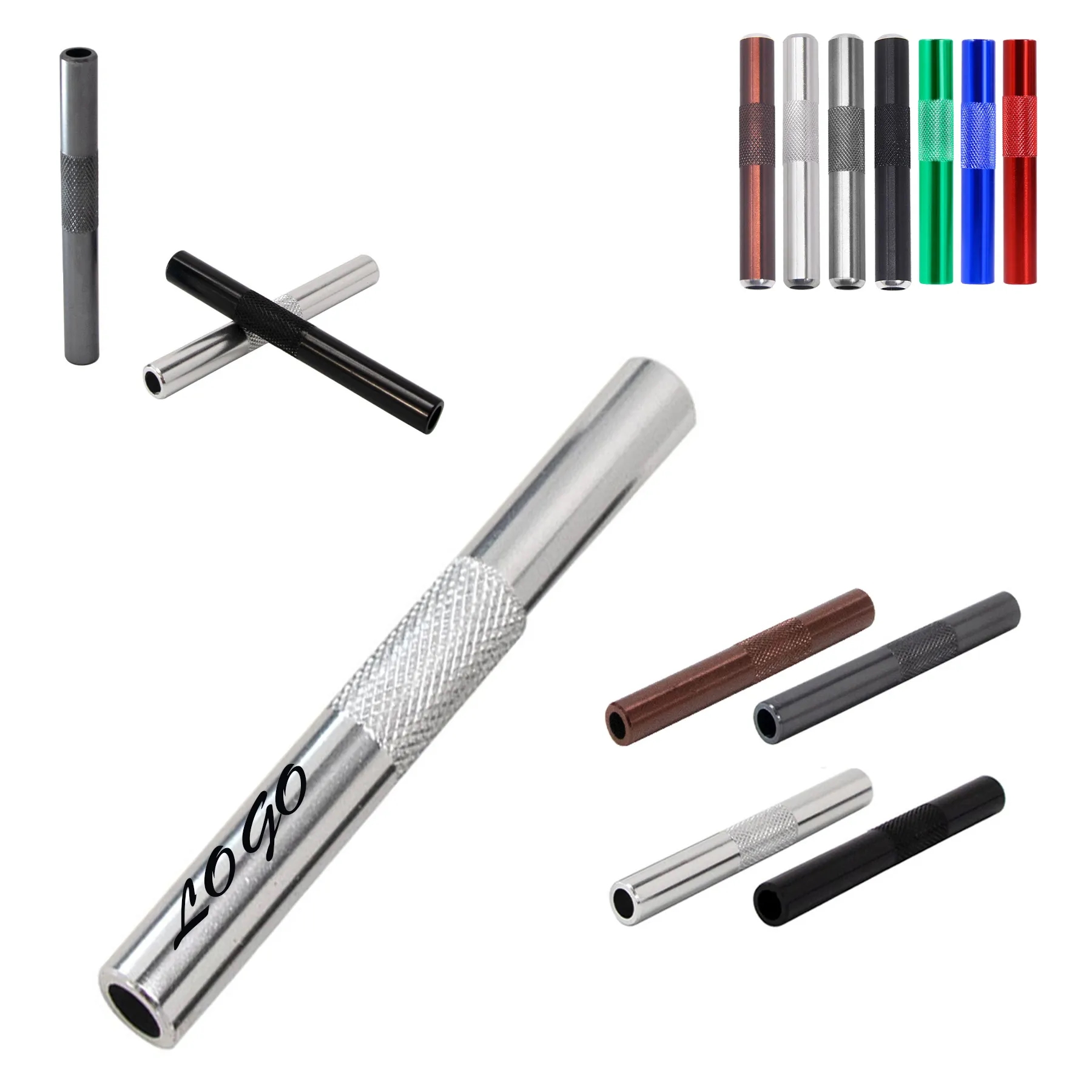 Portable Mini Snuff Snorter Straws Sniffer 12